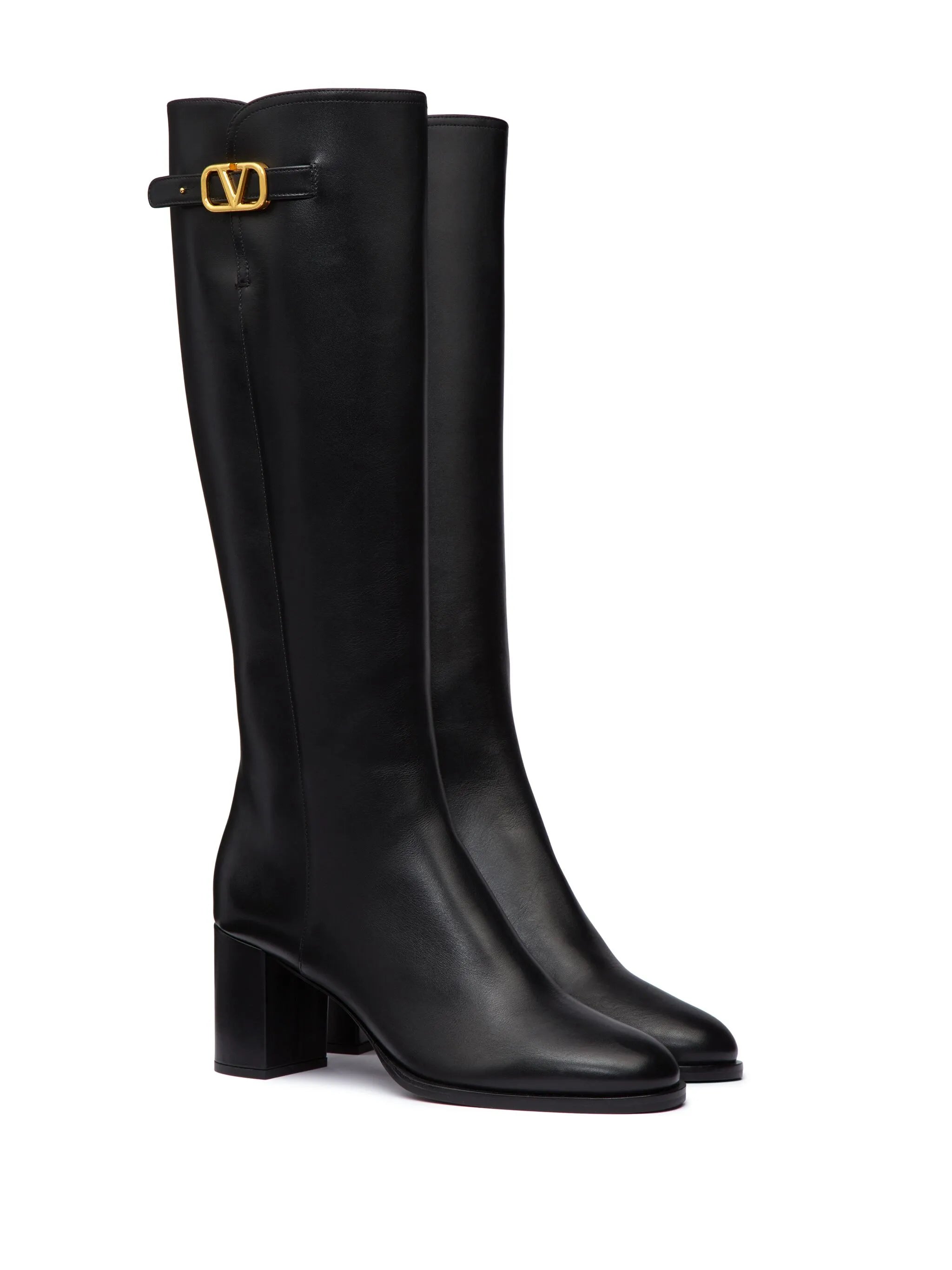 VLogo Signature 70mm knee-high boots
