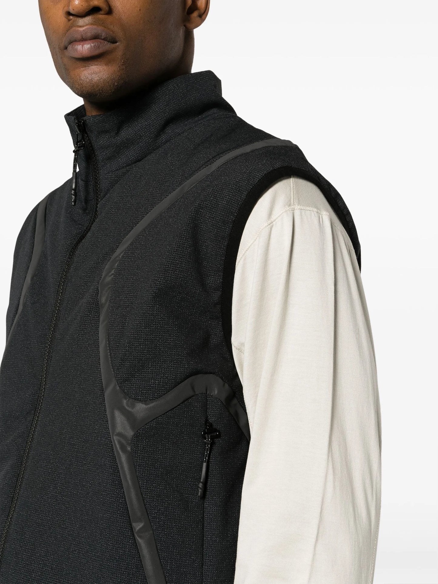 Flash stand-up collar gilet
