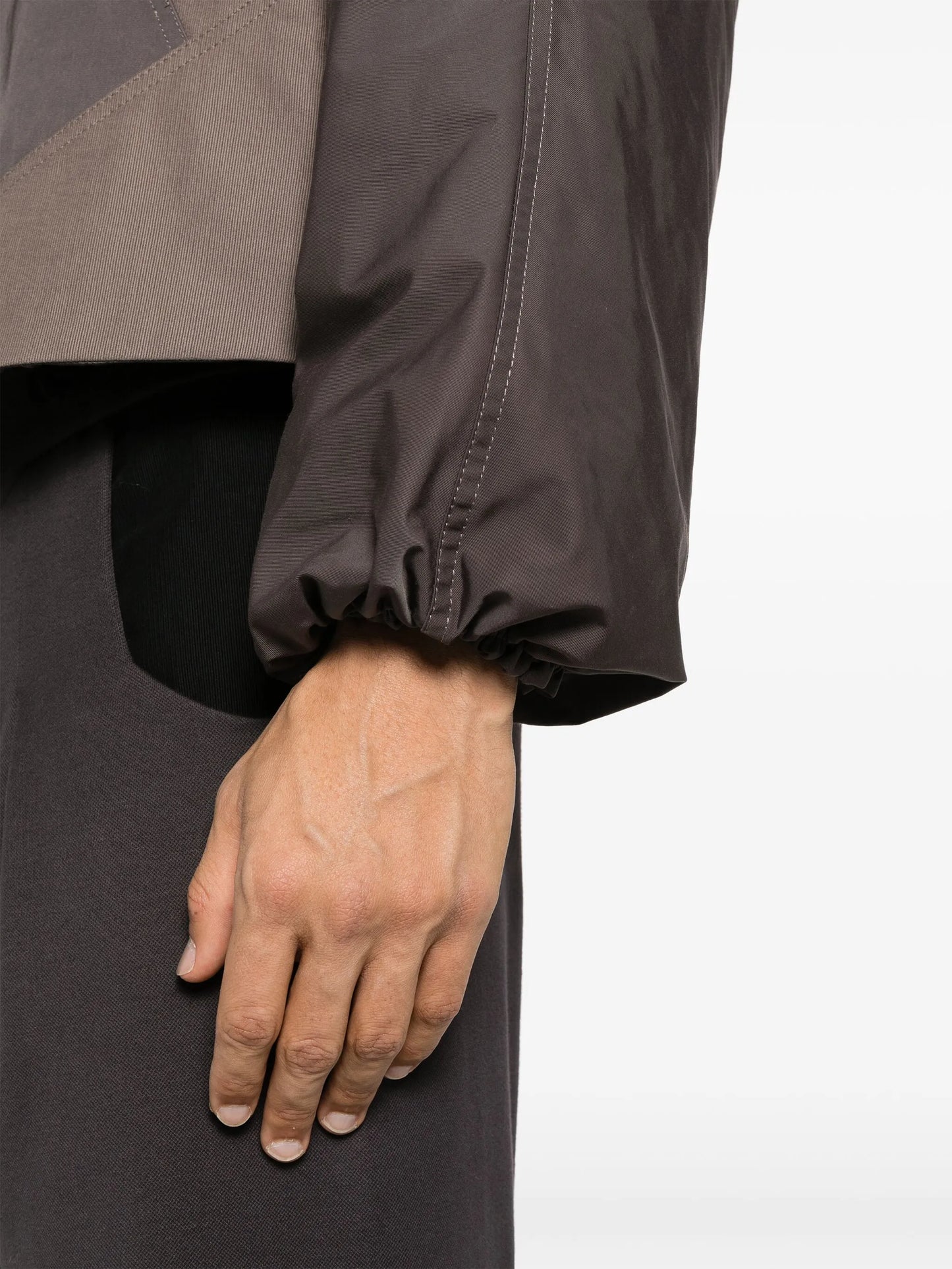 panelled bomber jacket