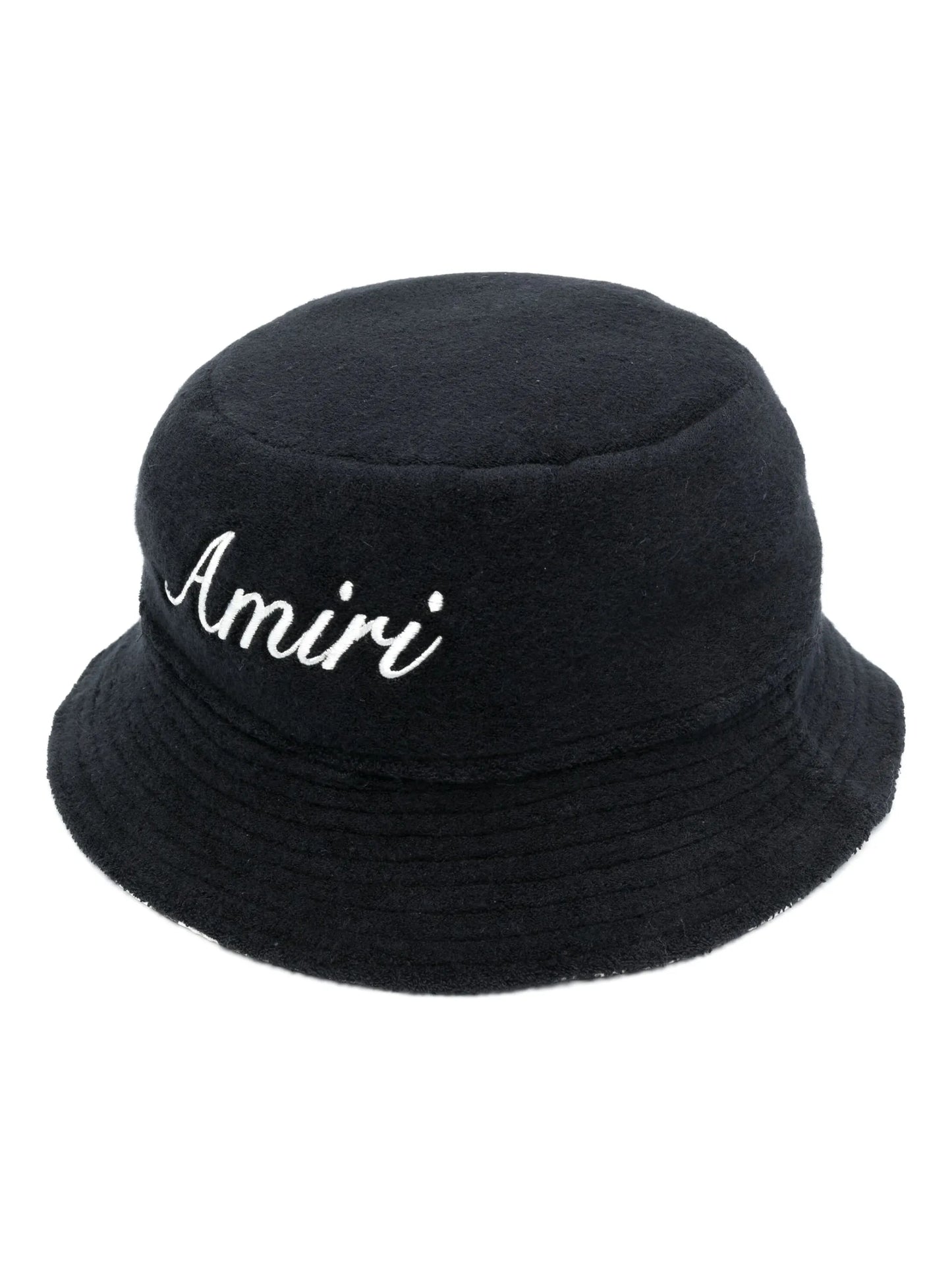 logo-embroidered reversible bucket hat