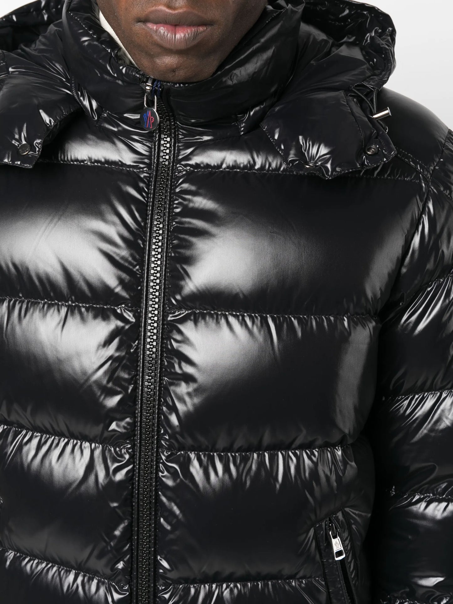 Maya zip-up padded hooded jacket