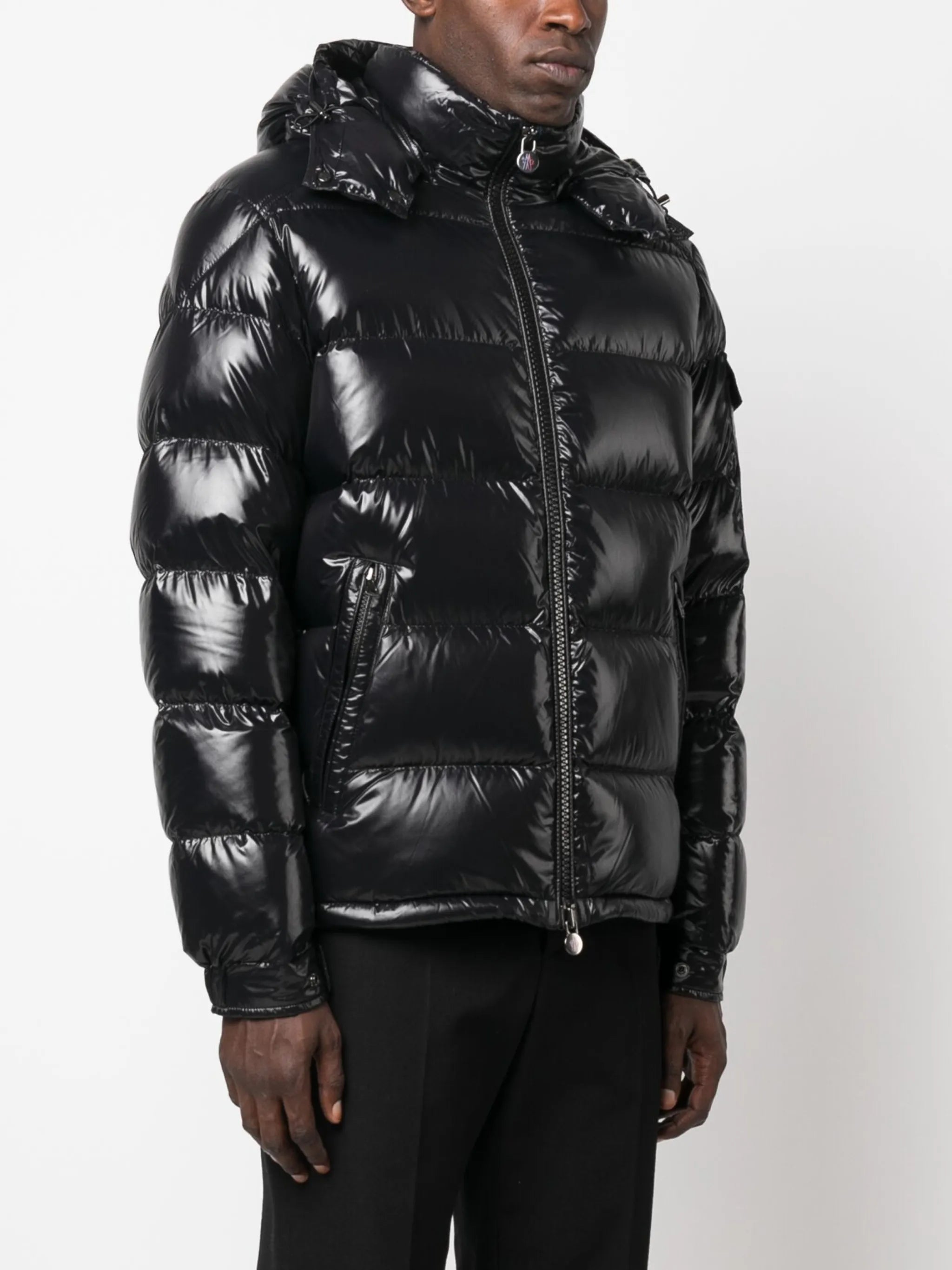 Maya zip-up padded hooded jacket