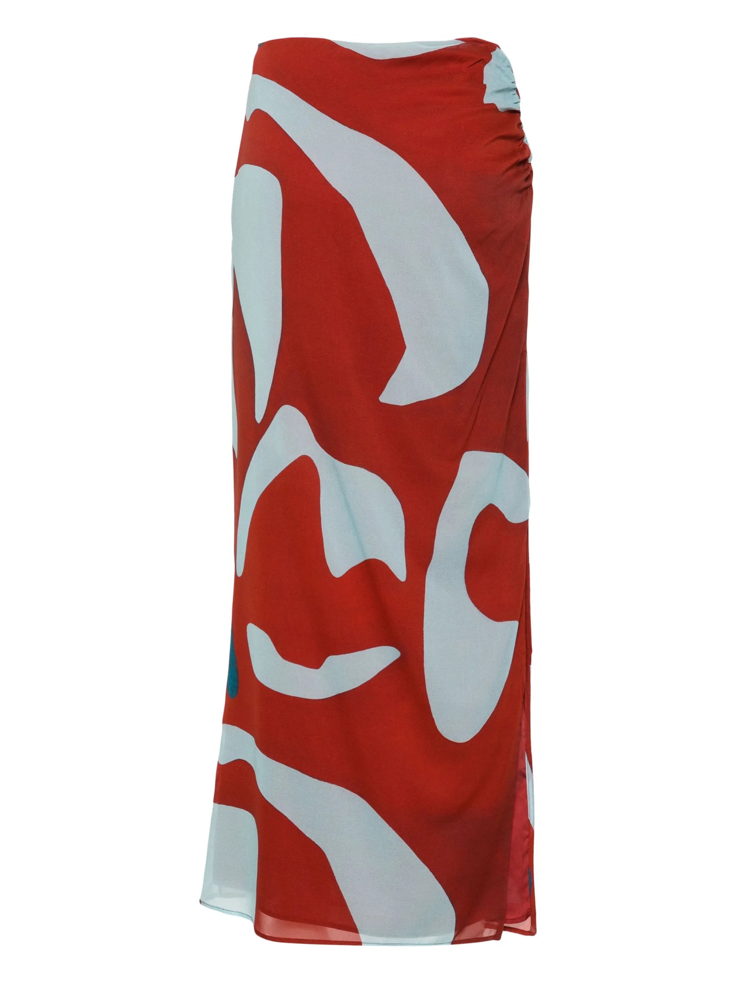 Frankie gathered midi skirt