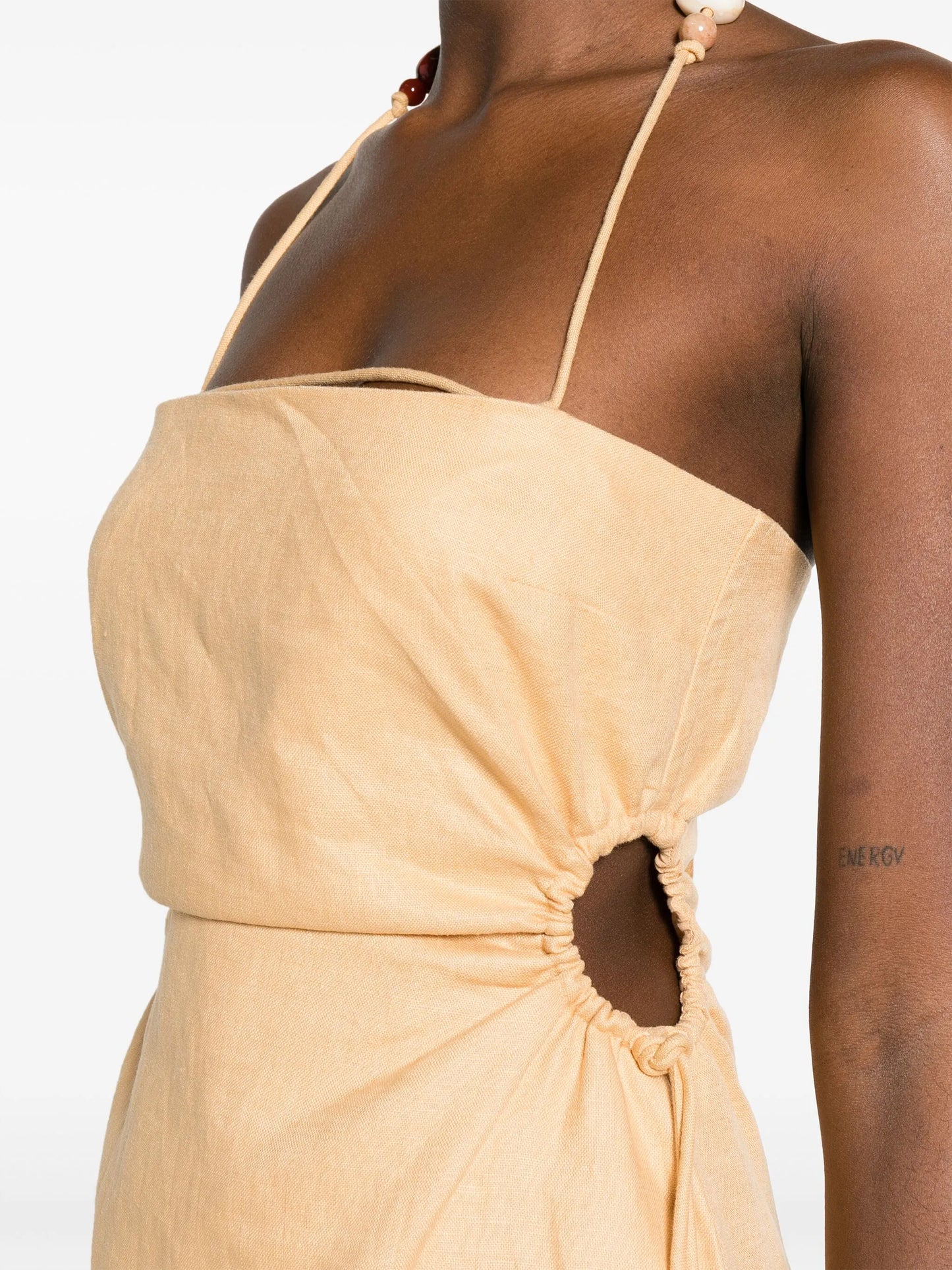 Antonia linen minidress