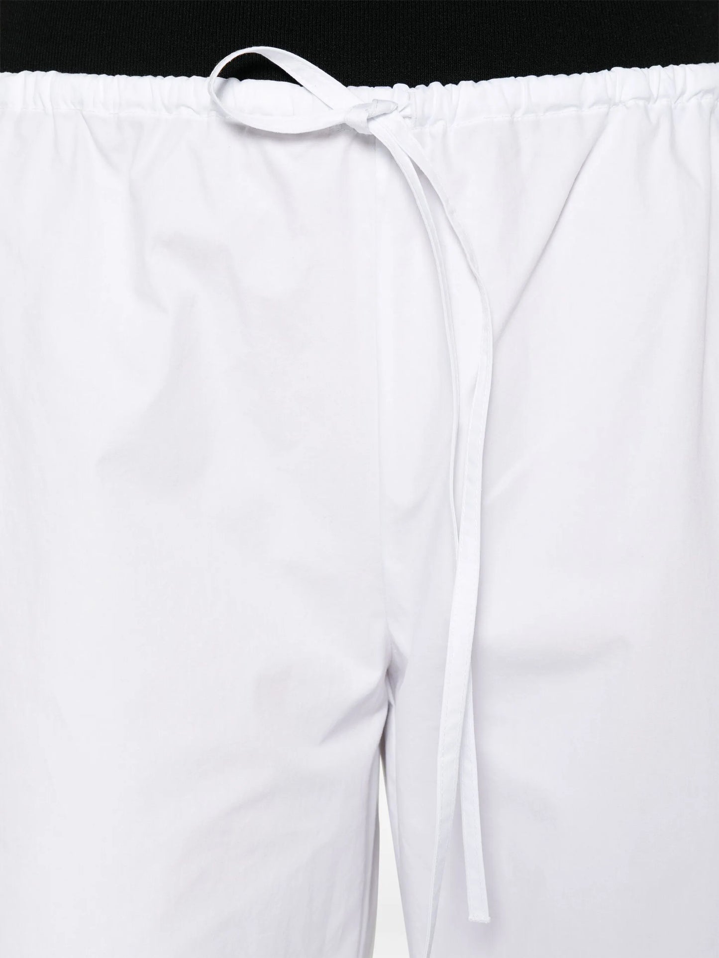 straight-leg organic-cotton trousers