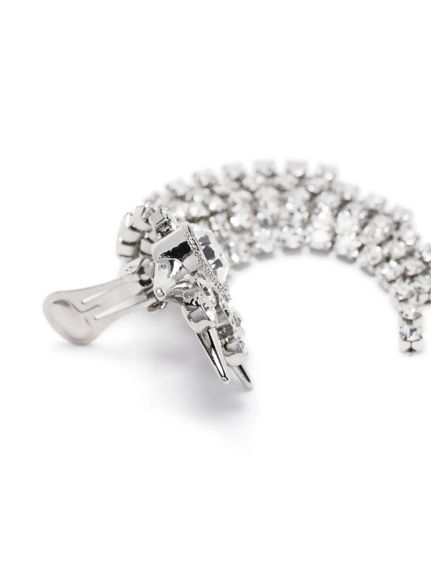 Paco fringed drop crystal earrings