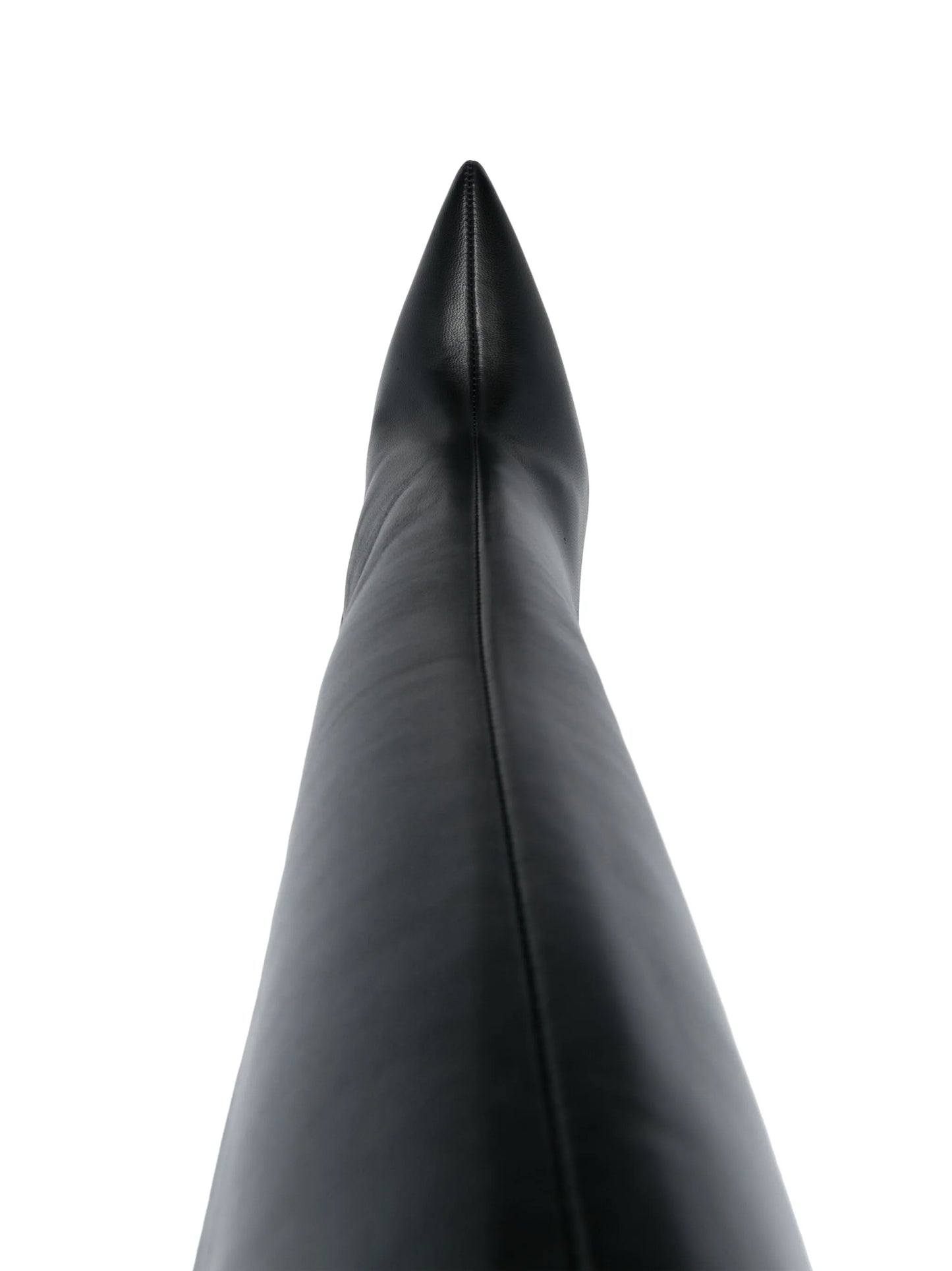 110mm leather stiletto boots