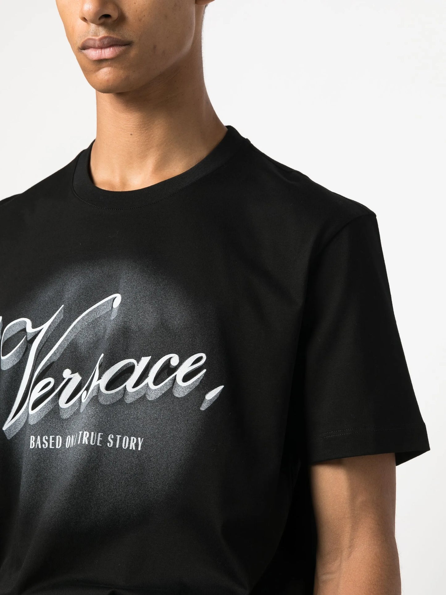 Film Titles-print cotton T-shirt