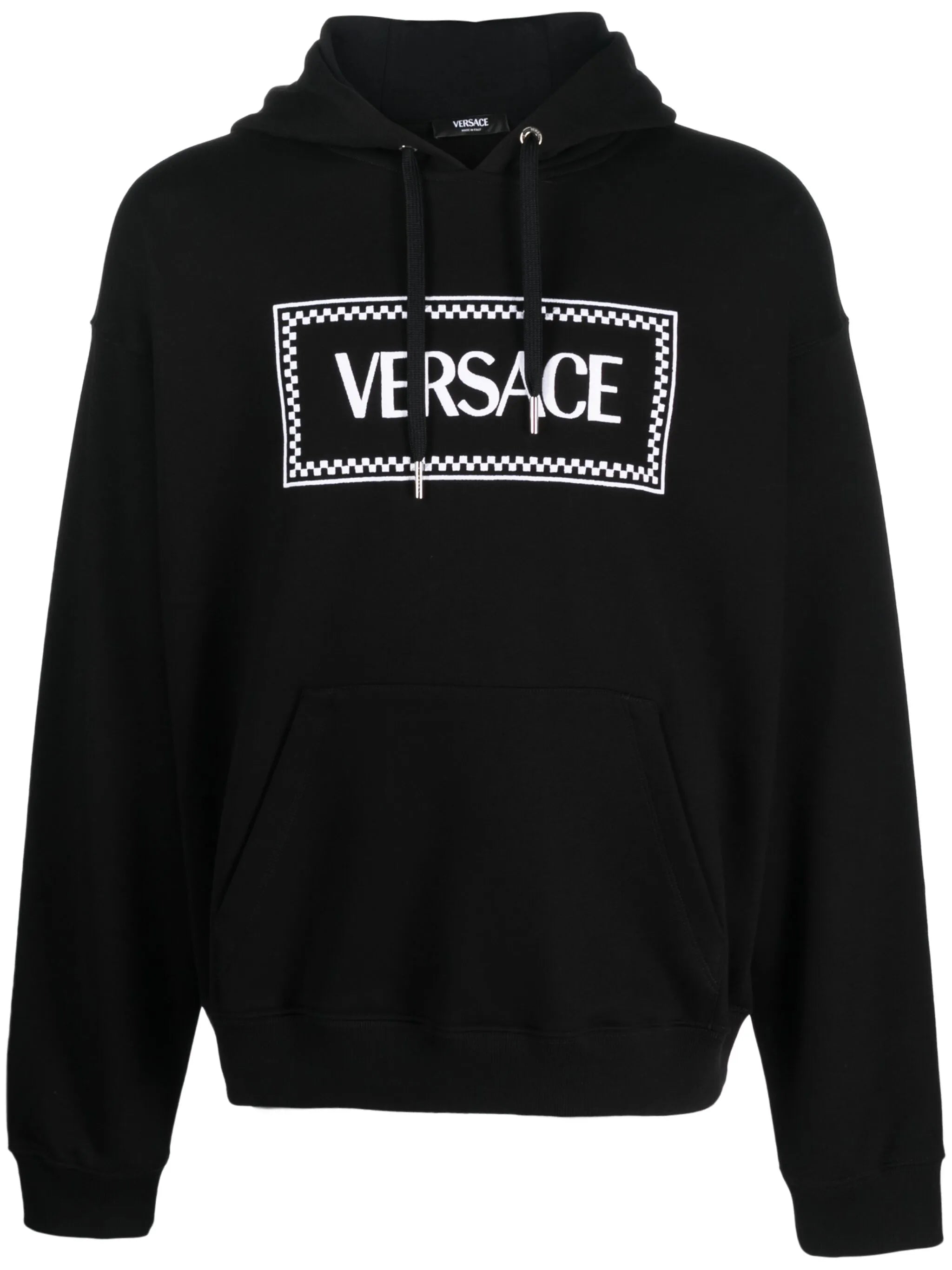 90s Vintage logo-embroidered hoodie