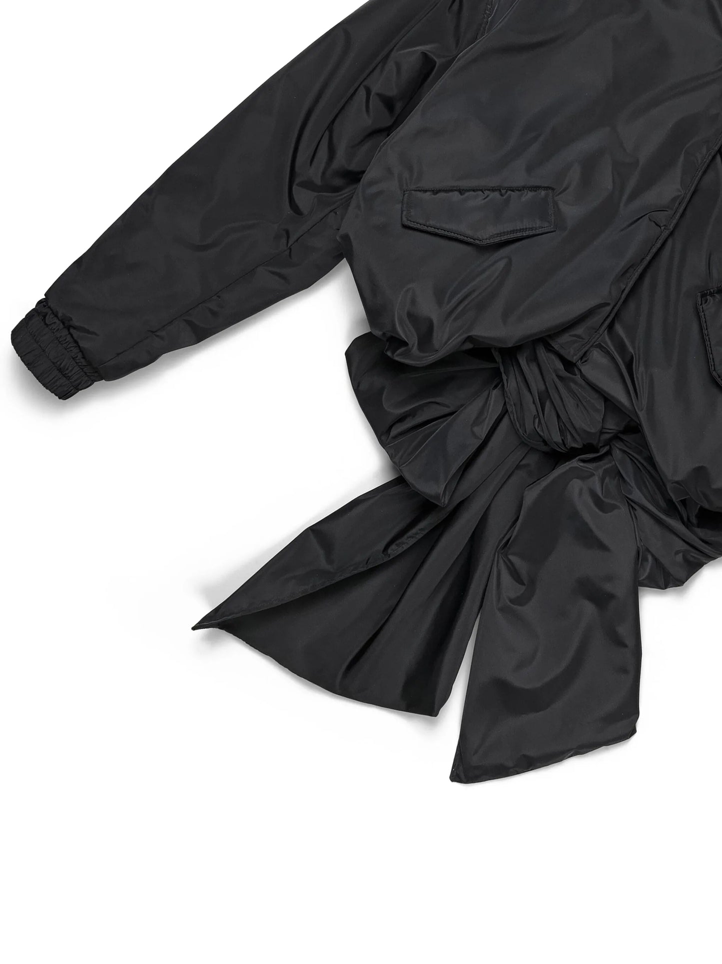 Ubon bow-detail bomber jacket