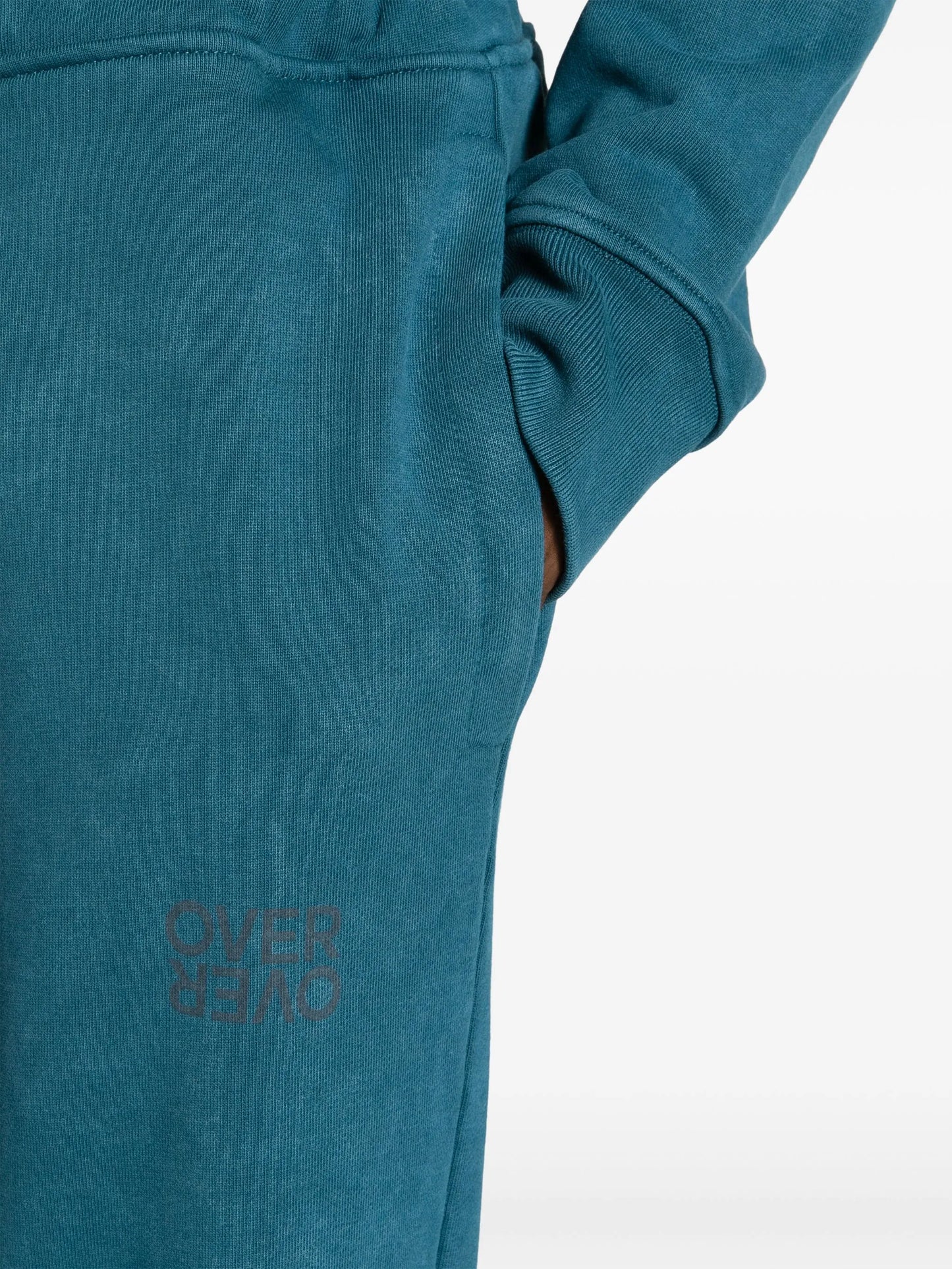 logo-print cotton jersey track pants