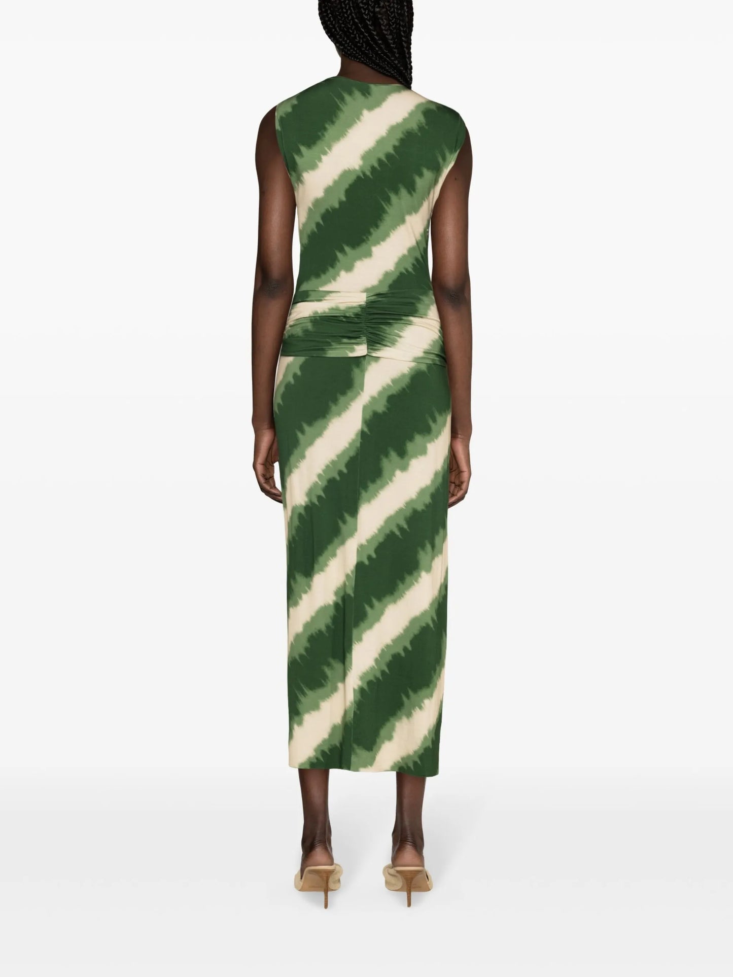 Wrapped In Color midi dress