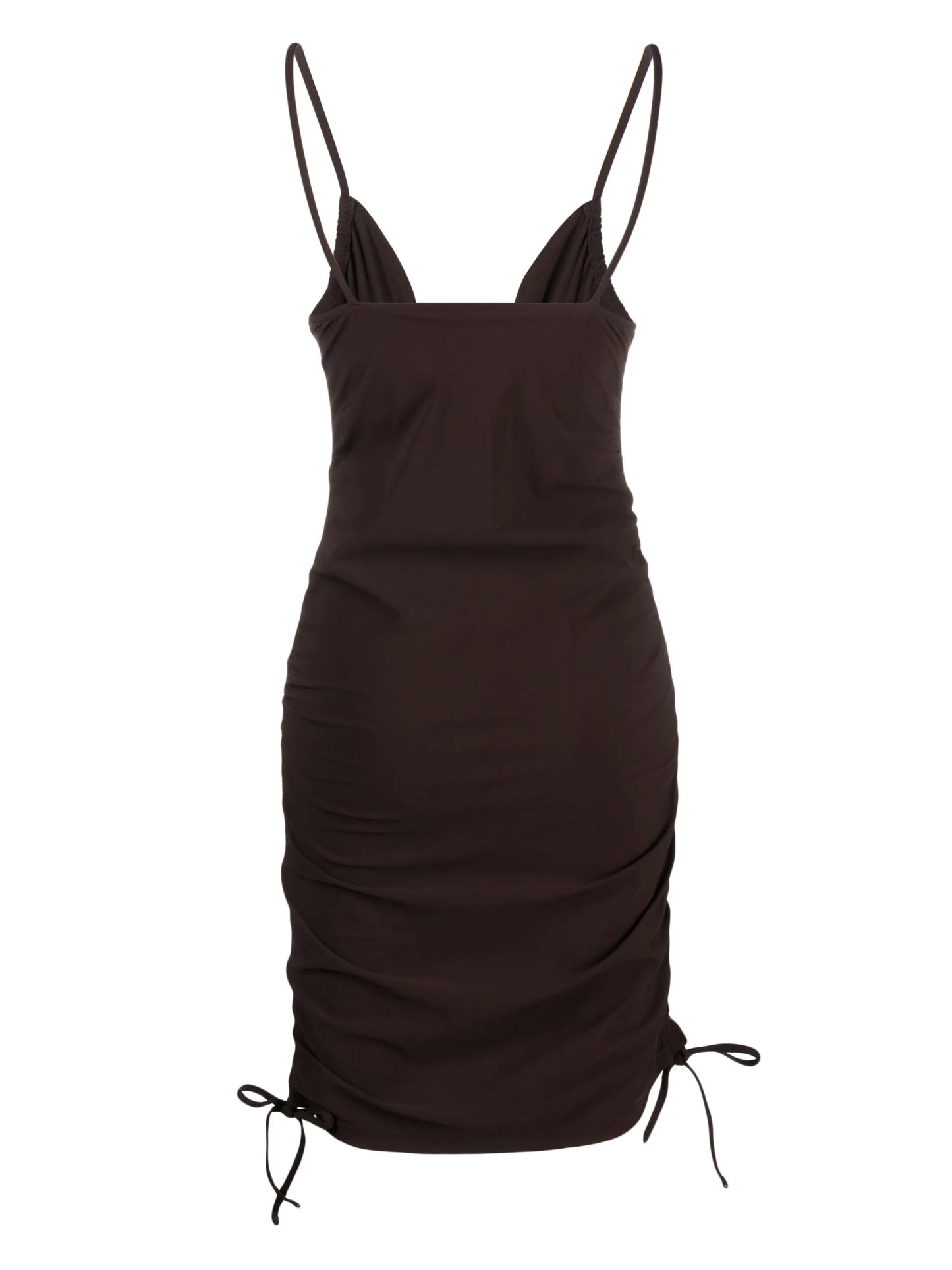 Nebular-underwire ruched minidress