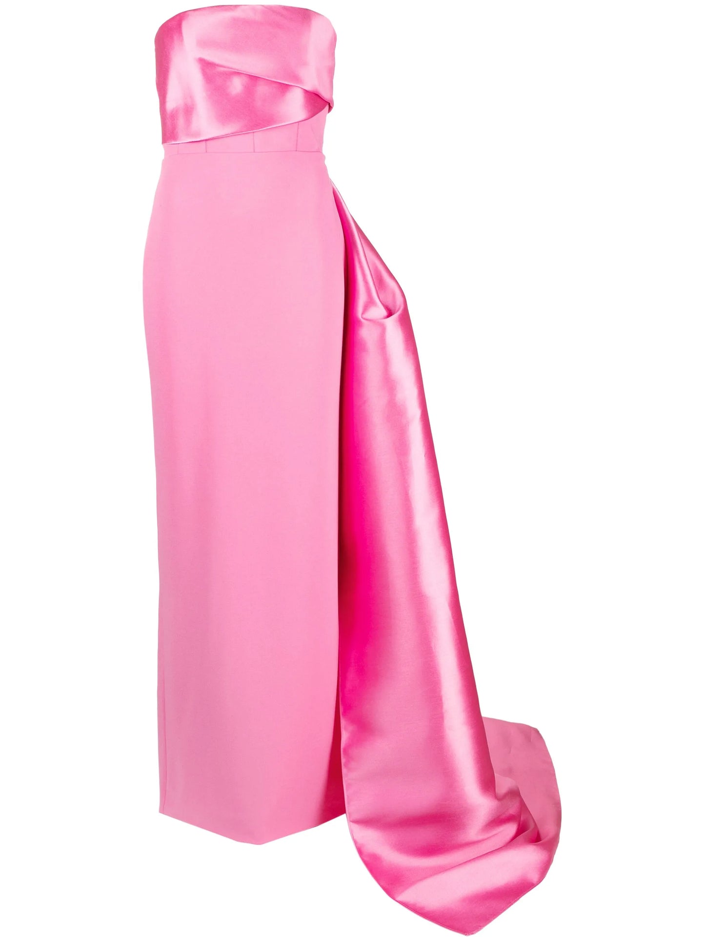 The Kinsley strapless draped gown