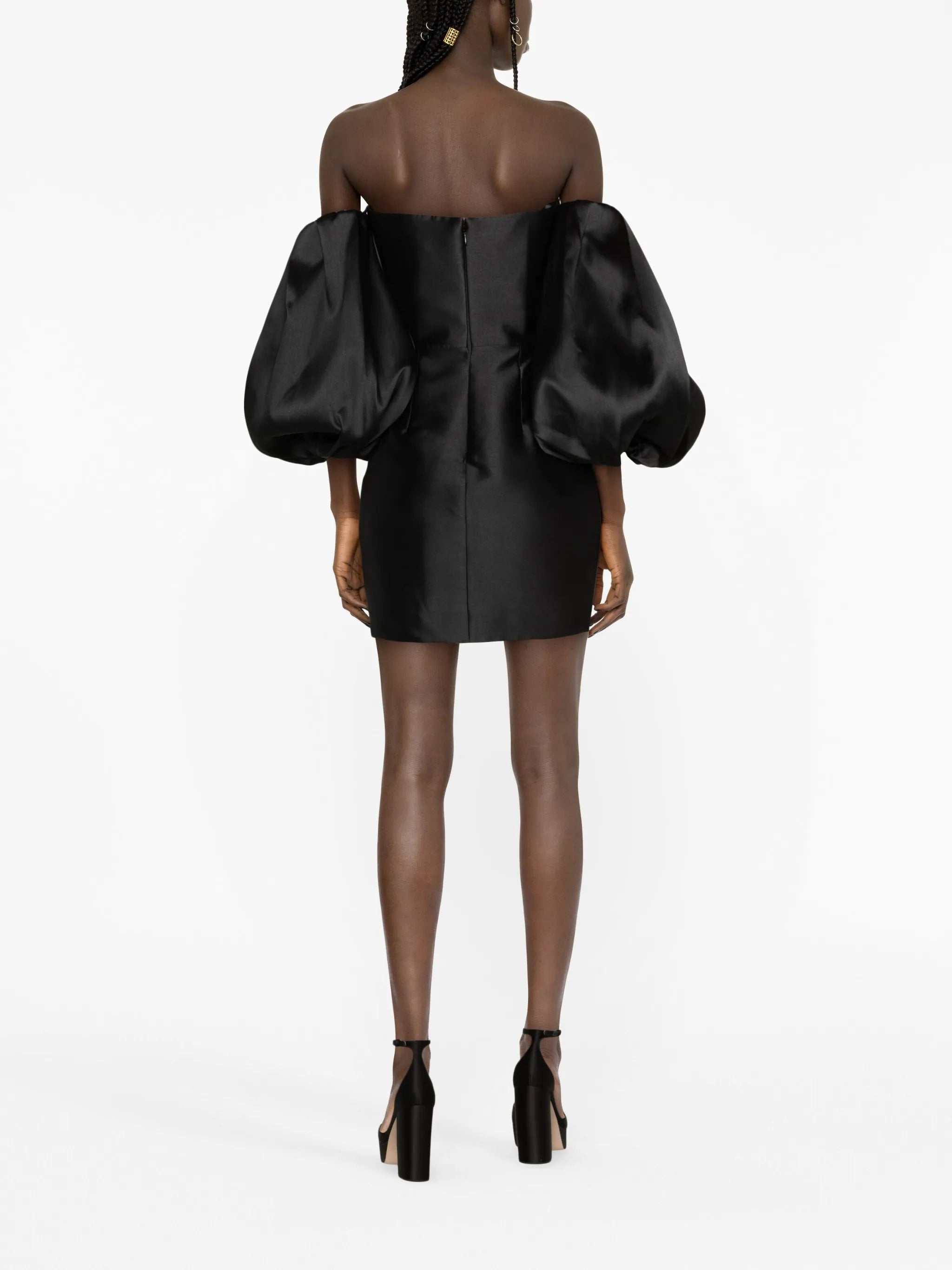 The Bella puff-sleeve minidress