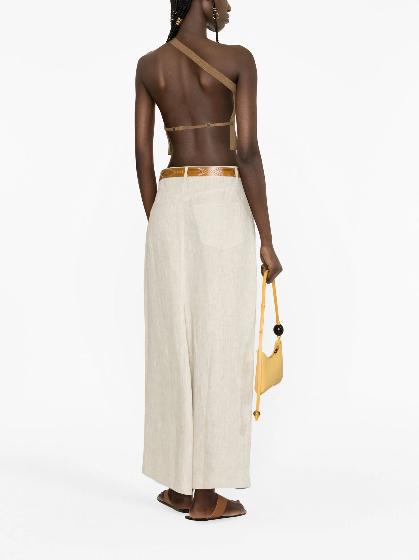 Tazz linen maxi skirt