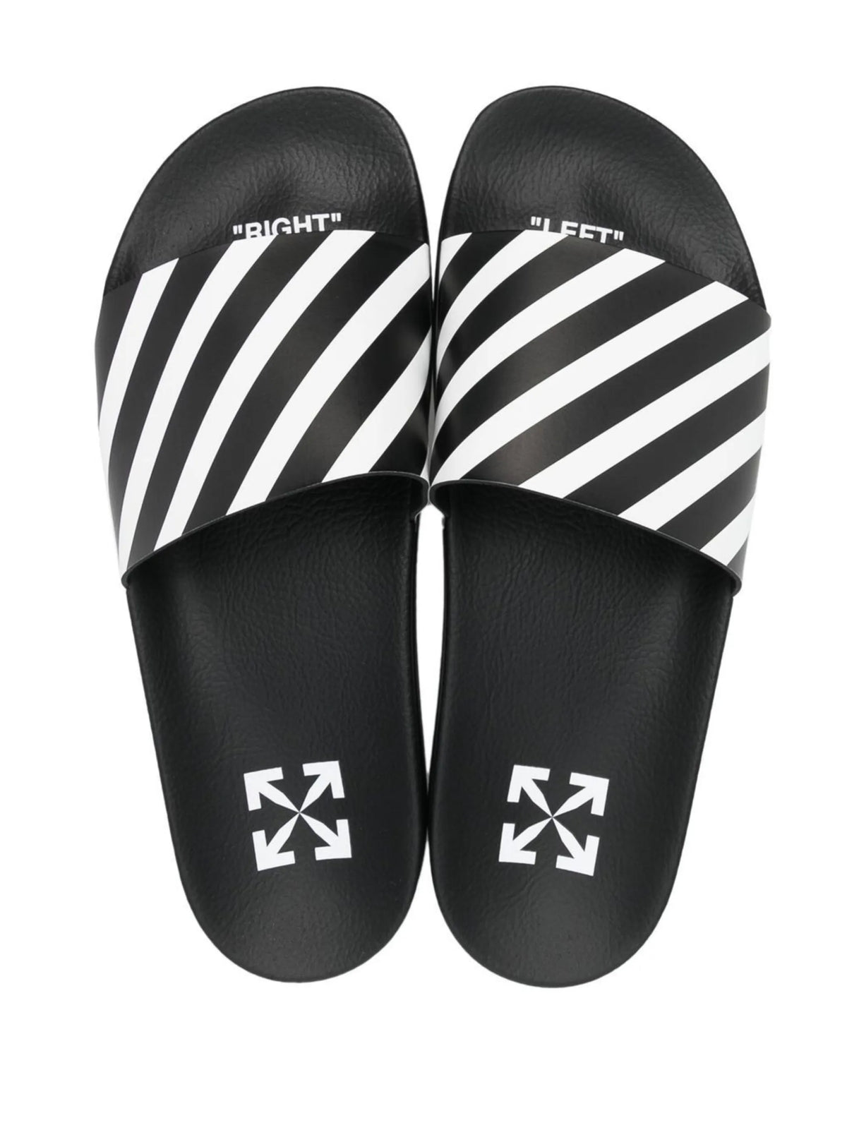Diag-stripe moulded slides