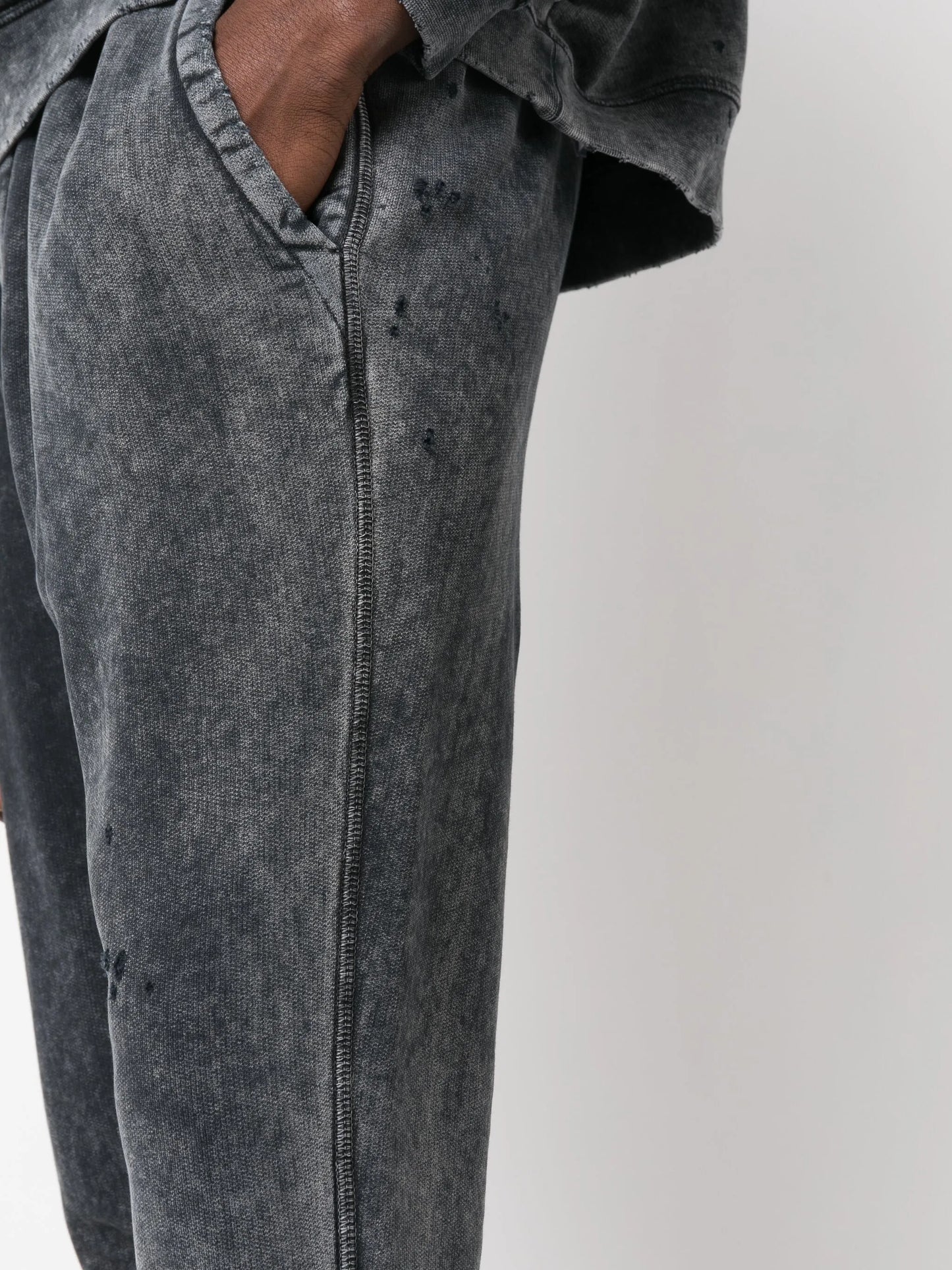 logo-embroidered jersey track trousers