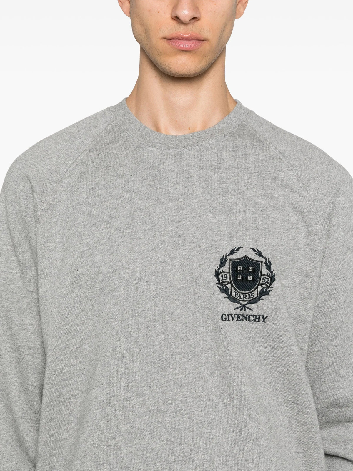 GIVENCHY Crest slim fit sweatshirt in fleece