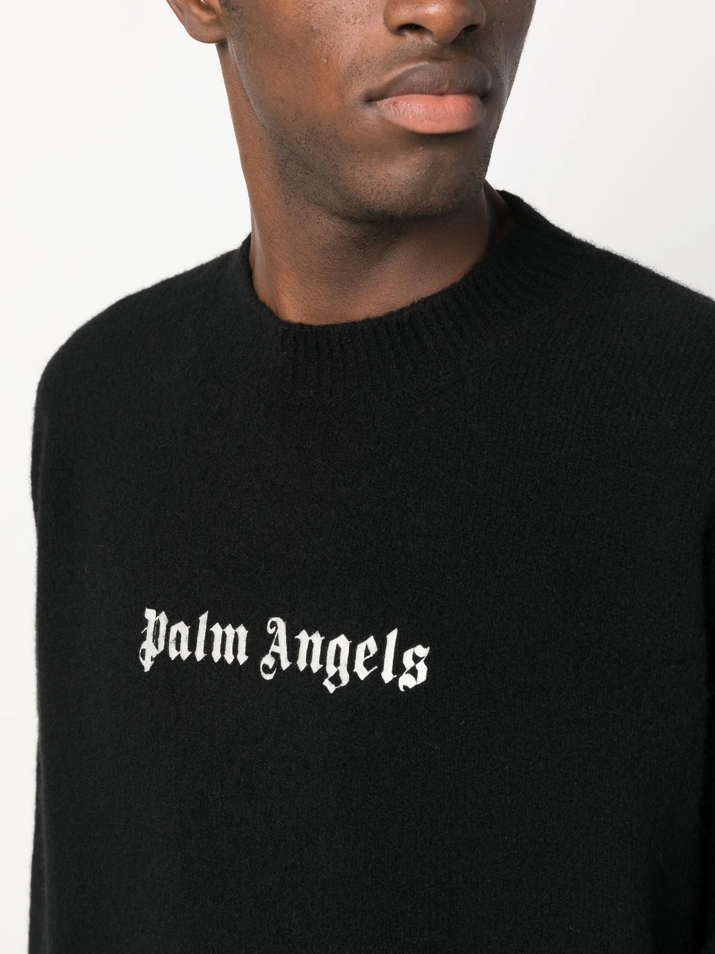 logo-embroidered jumper