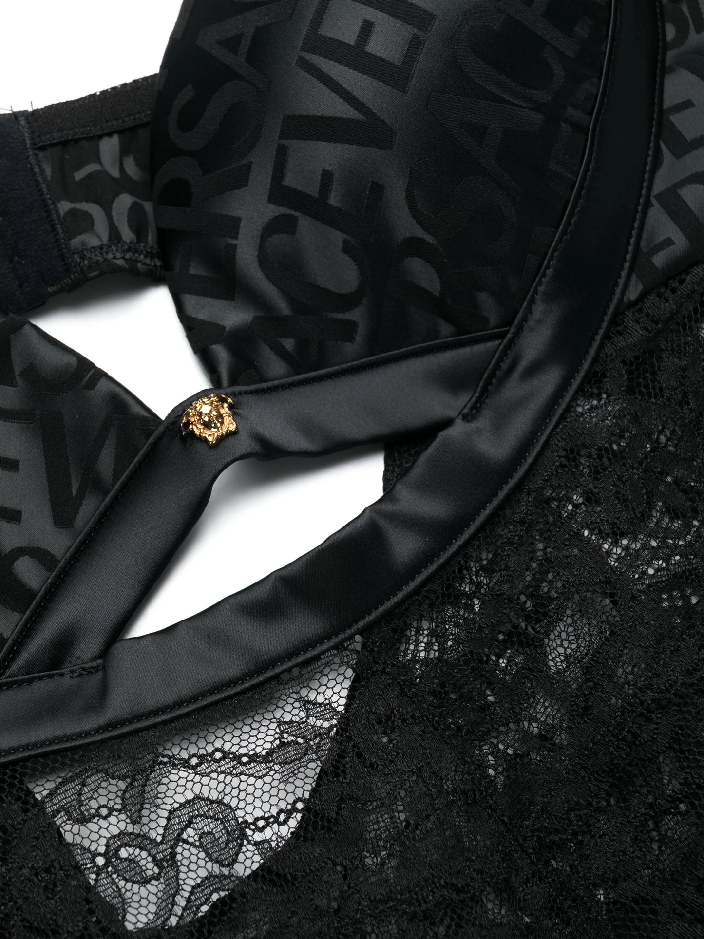Versace Allover Barocco-print bodysuit