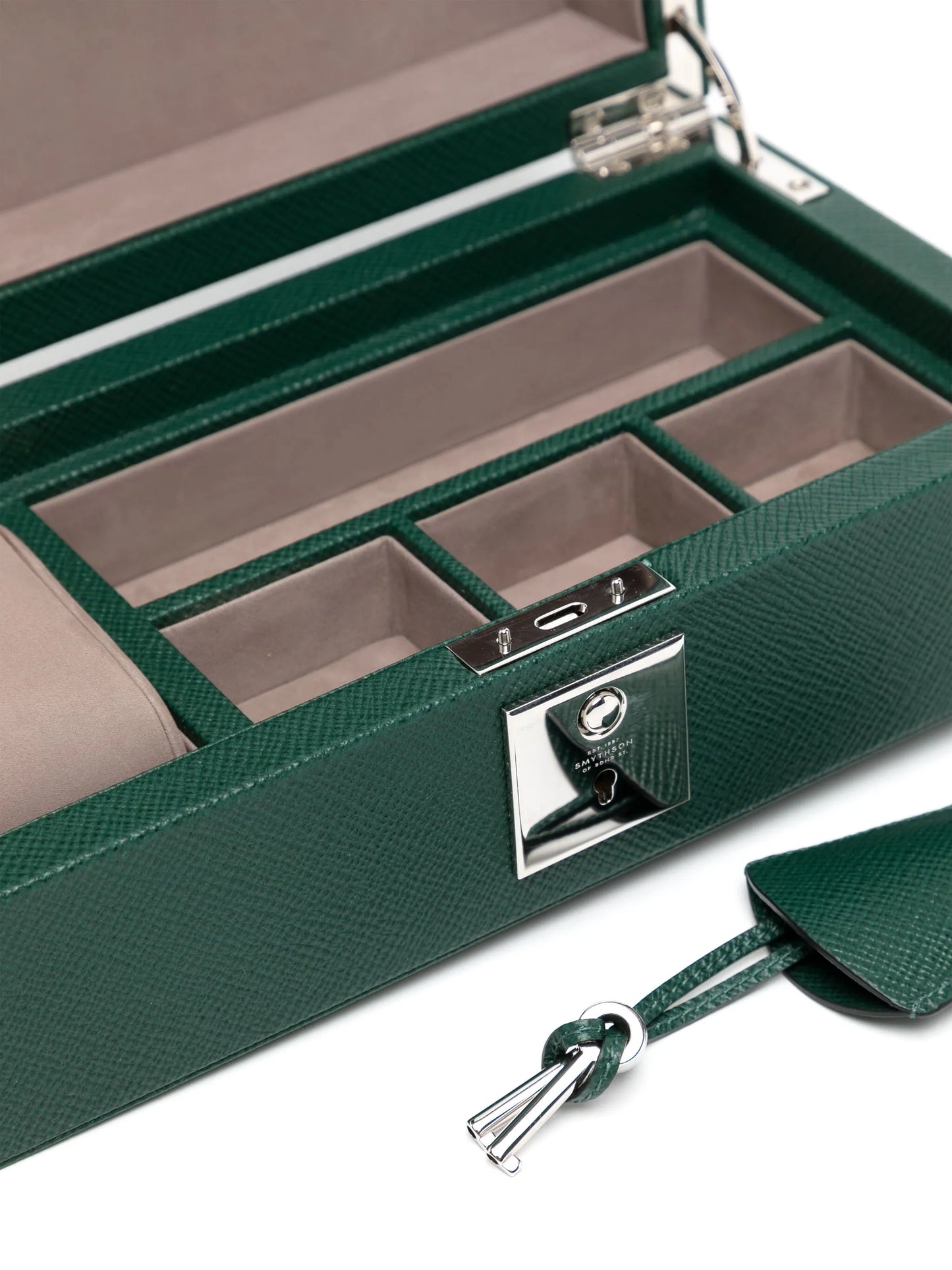 Panama leather watch box