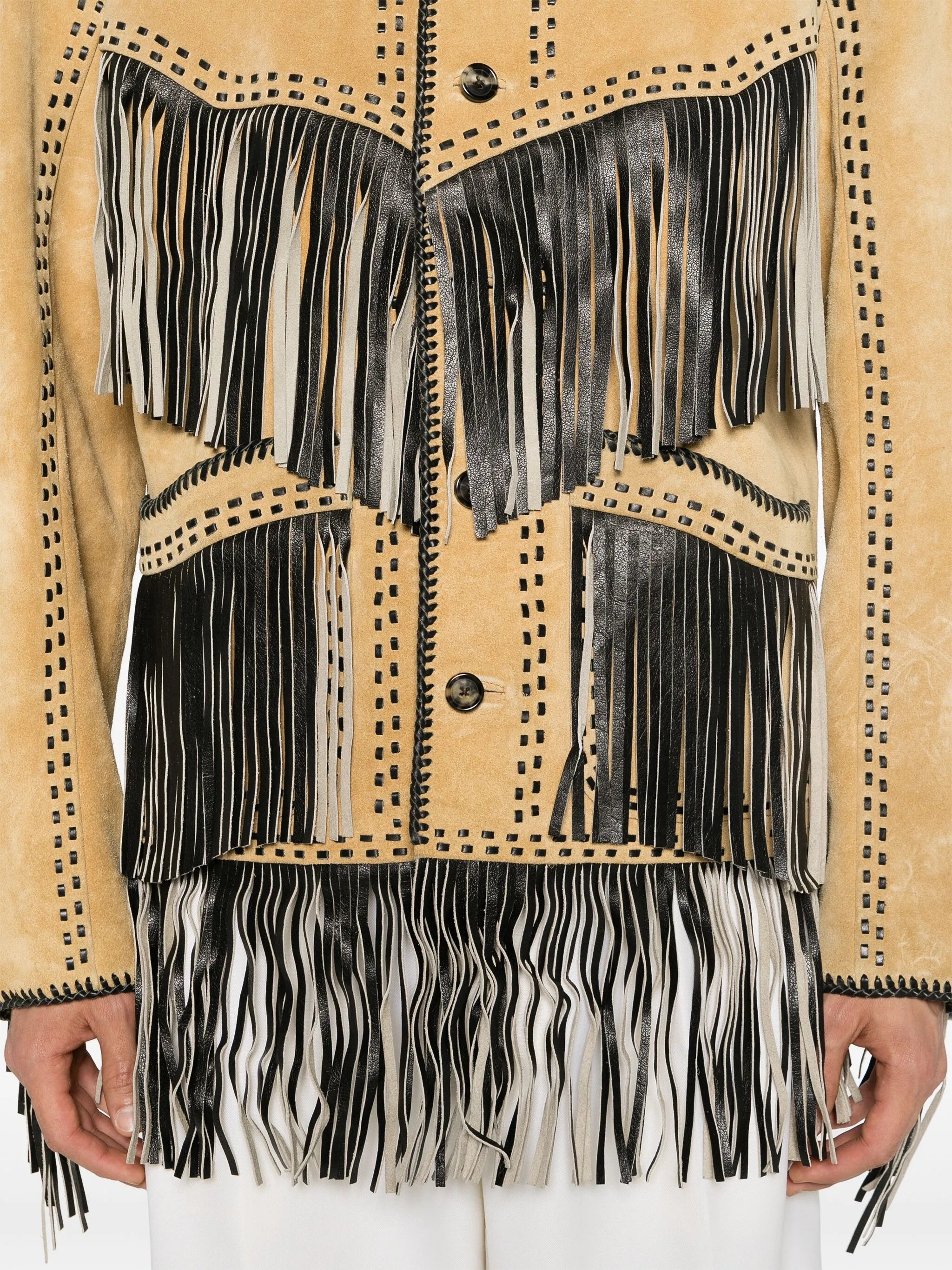 Appalachian fringed suede jacket