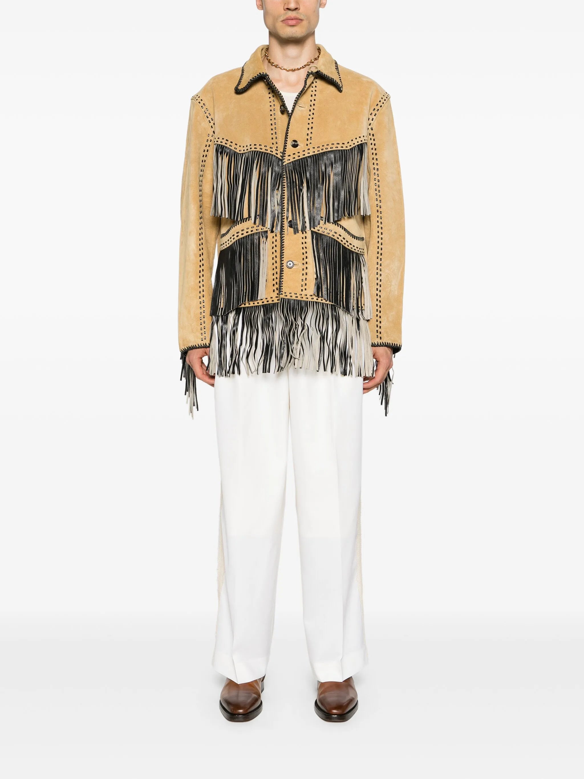 Appalachian fringed suede jacket