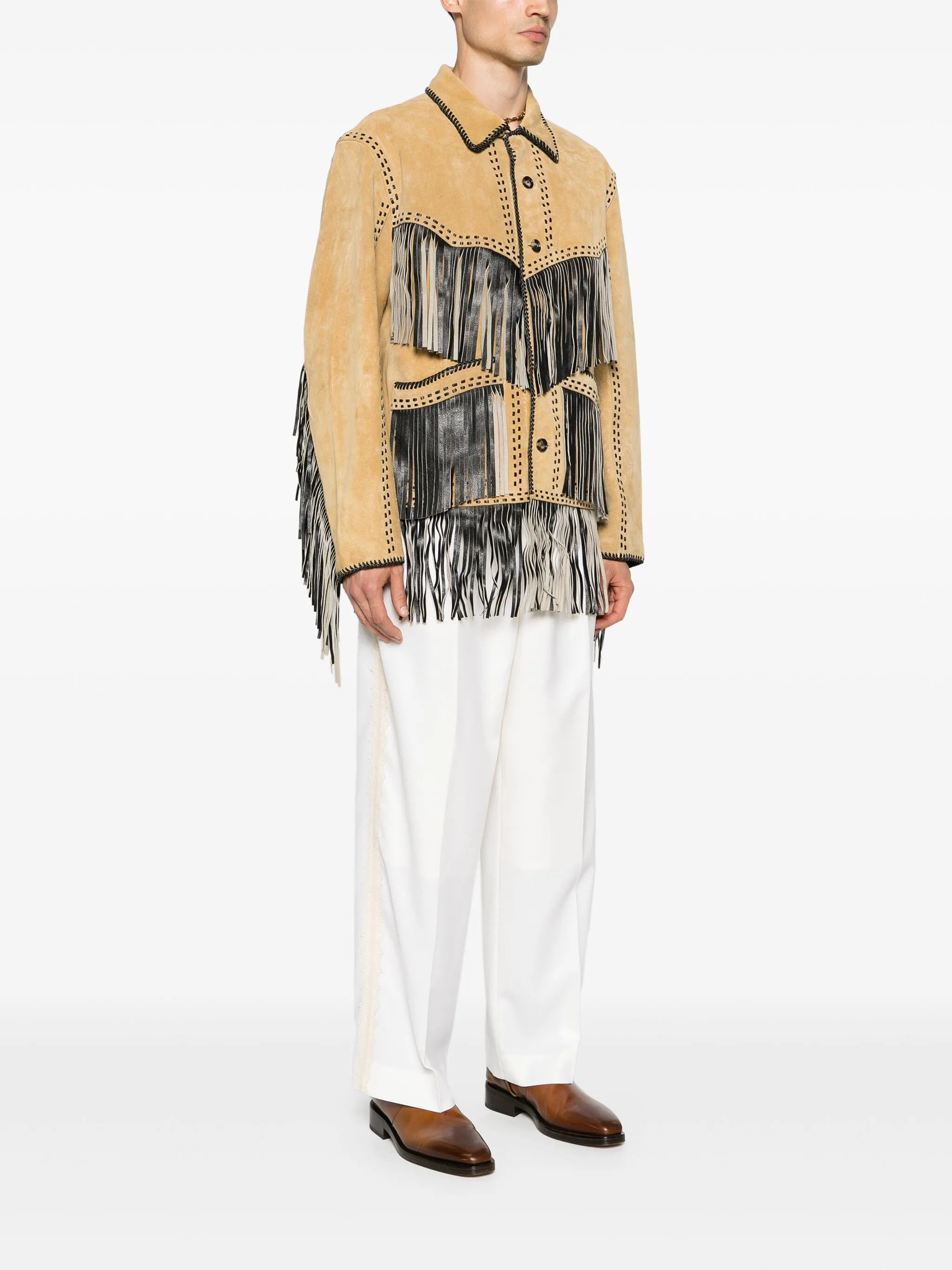 Appalachian fringed suede jacket