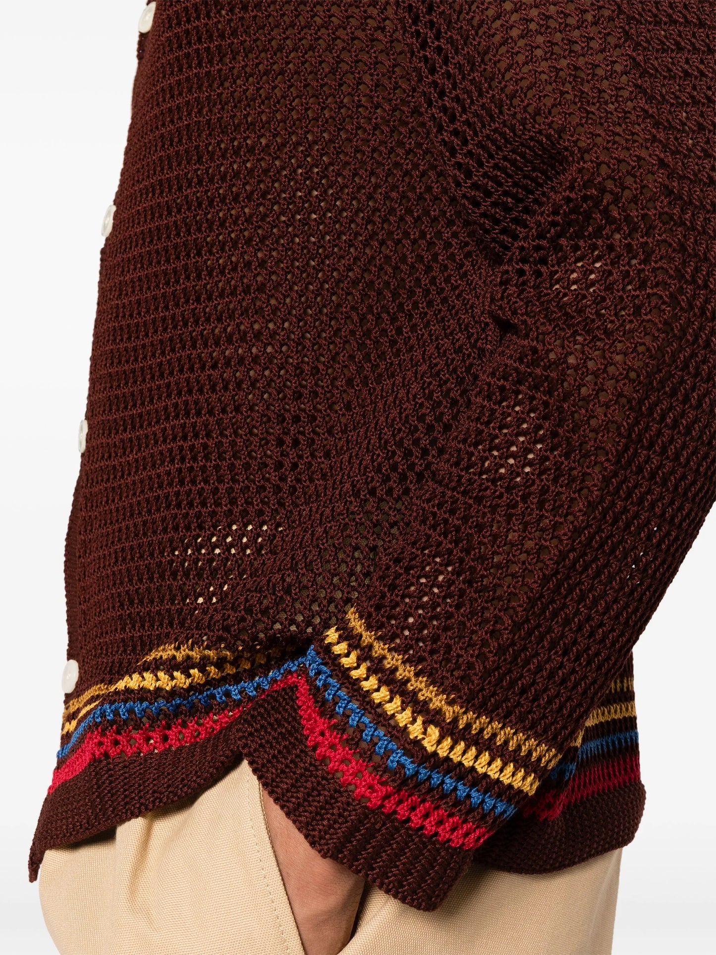 Bayberry open-knit shirt