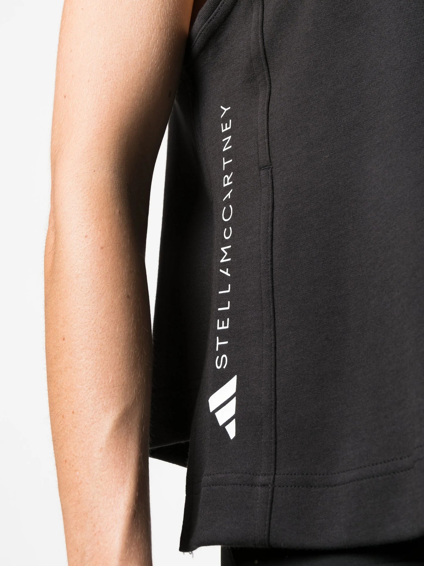 logo-print tank top
