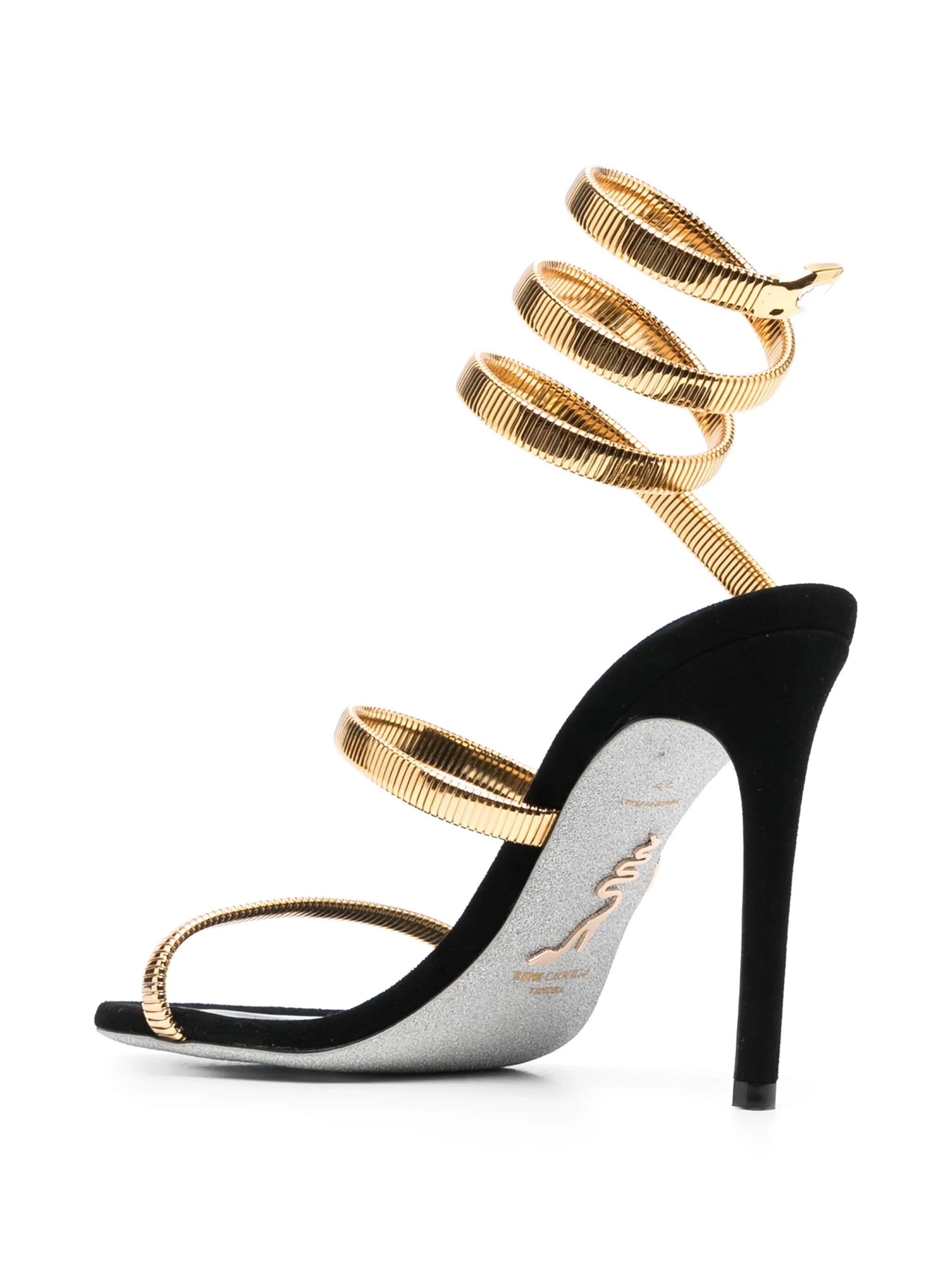 Juniper 110mm coiled-strap suede sandals