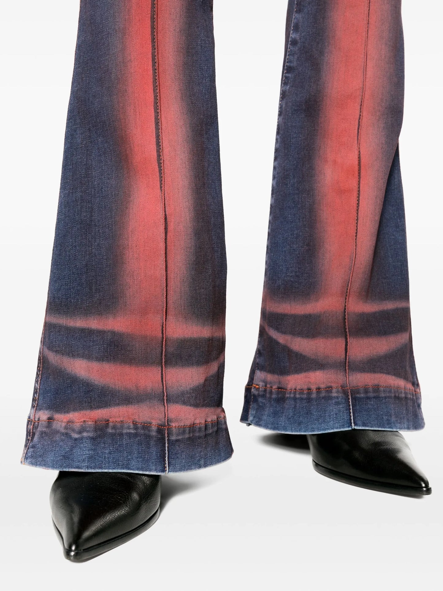 Harley low-rise flared jeans