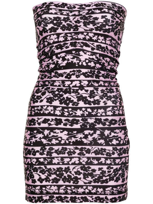 Skinn Blossom-print minidress