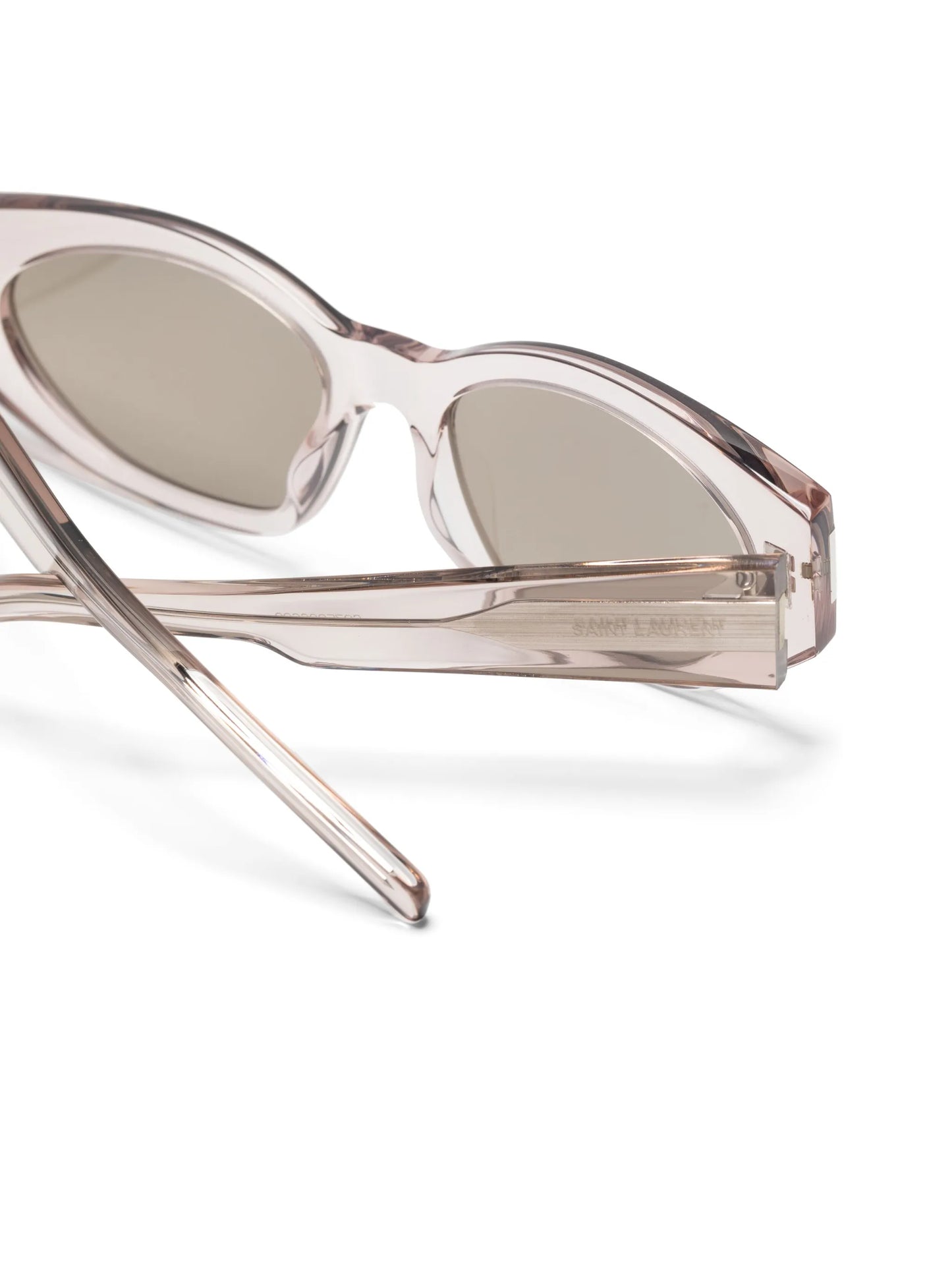Bold Geo oval-frame sunglasses