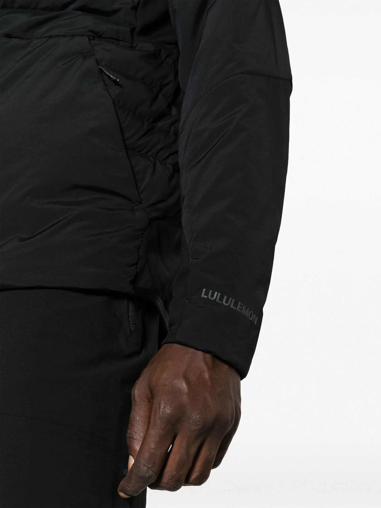 Down For It hooded quilted jacket