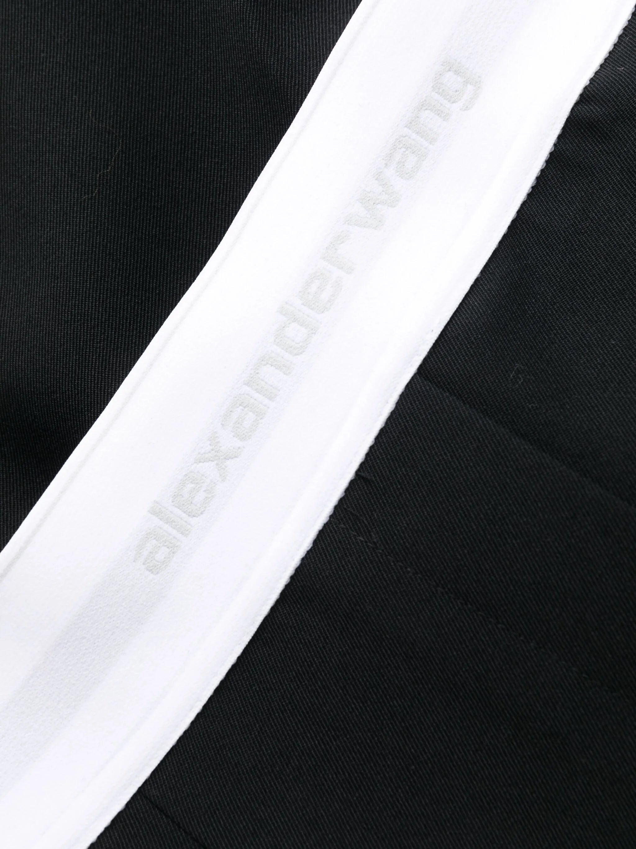logo-waistband straight-leg trousers