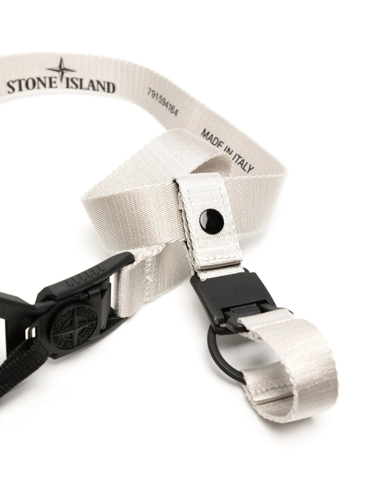 logo-print adjustable belt