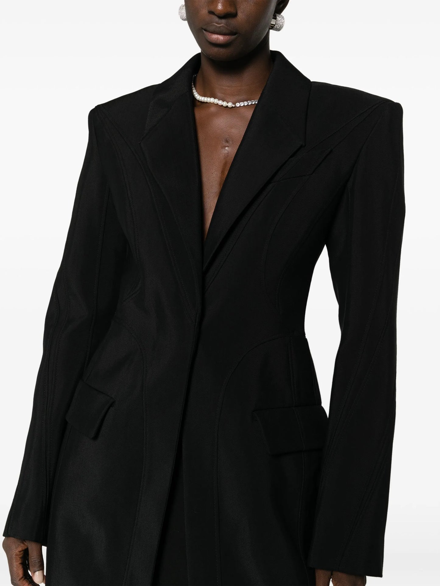 wool-blend coat