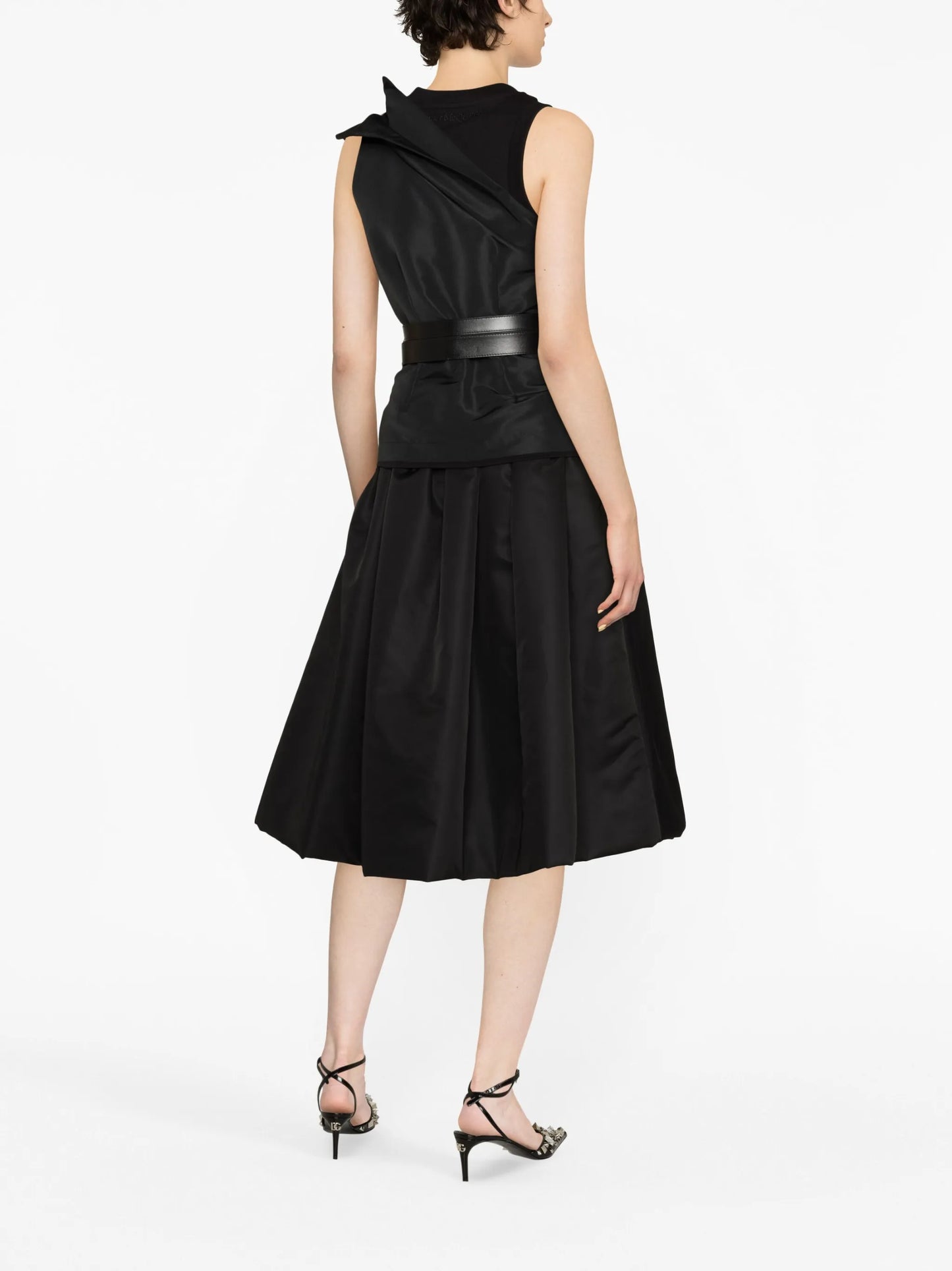 asymmetric sleeveless top