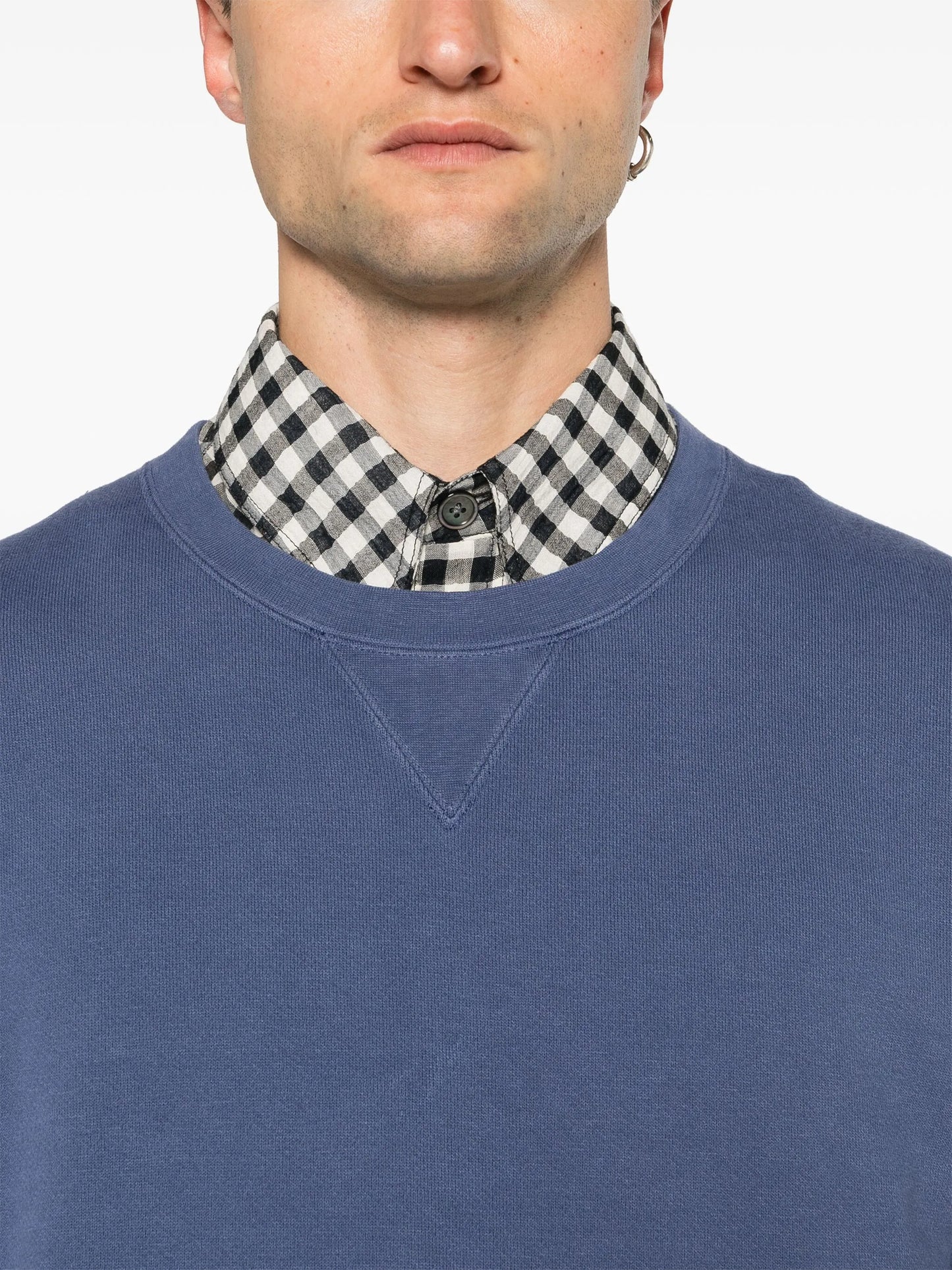 Jumbo cotton-blend sweatshirt