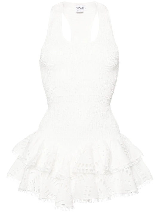 Virka broderie anglaise minidress