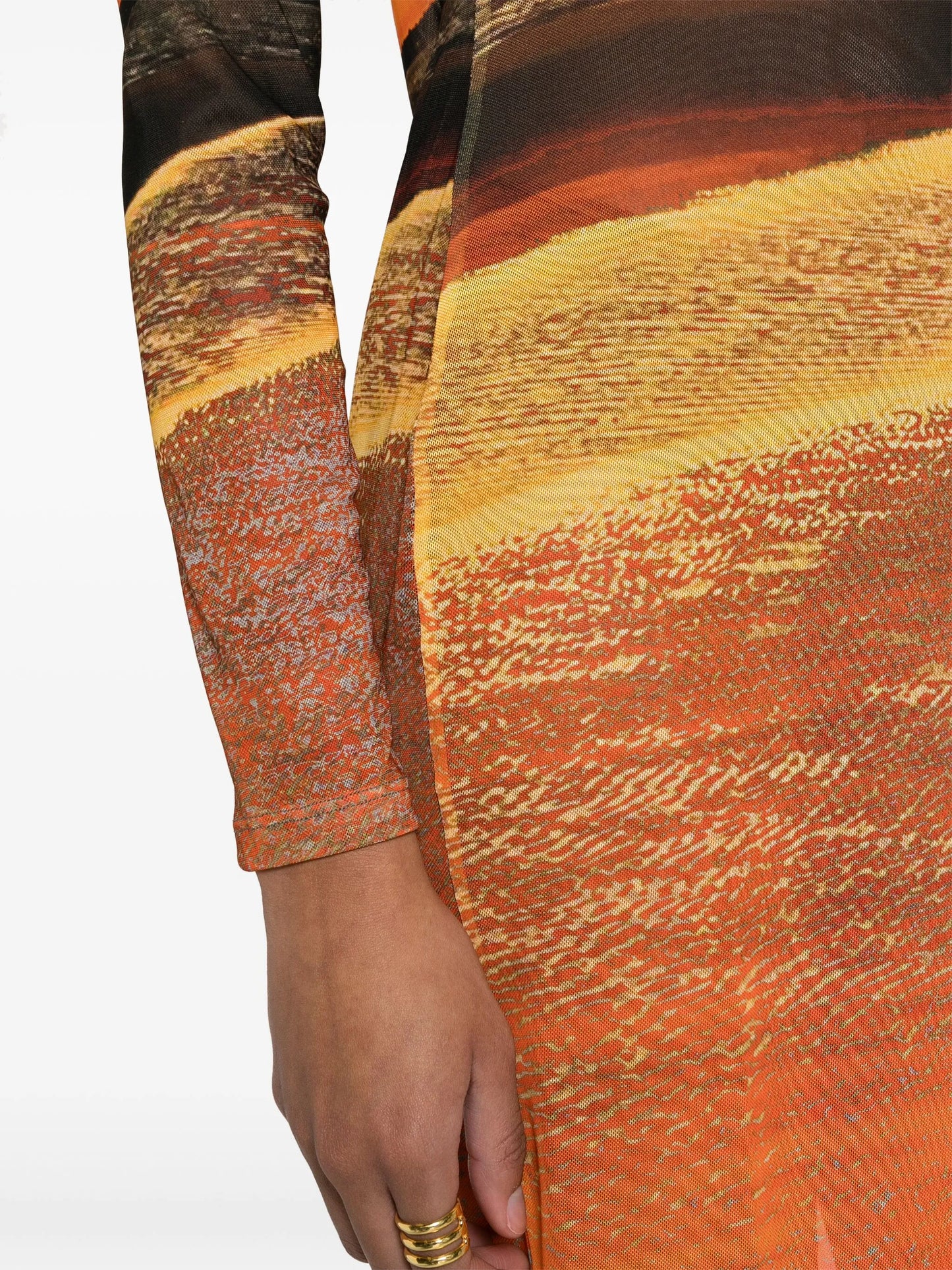 High Tide mesh maxi dress