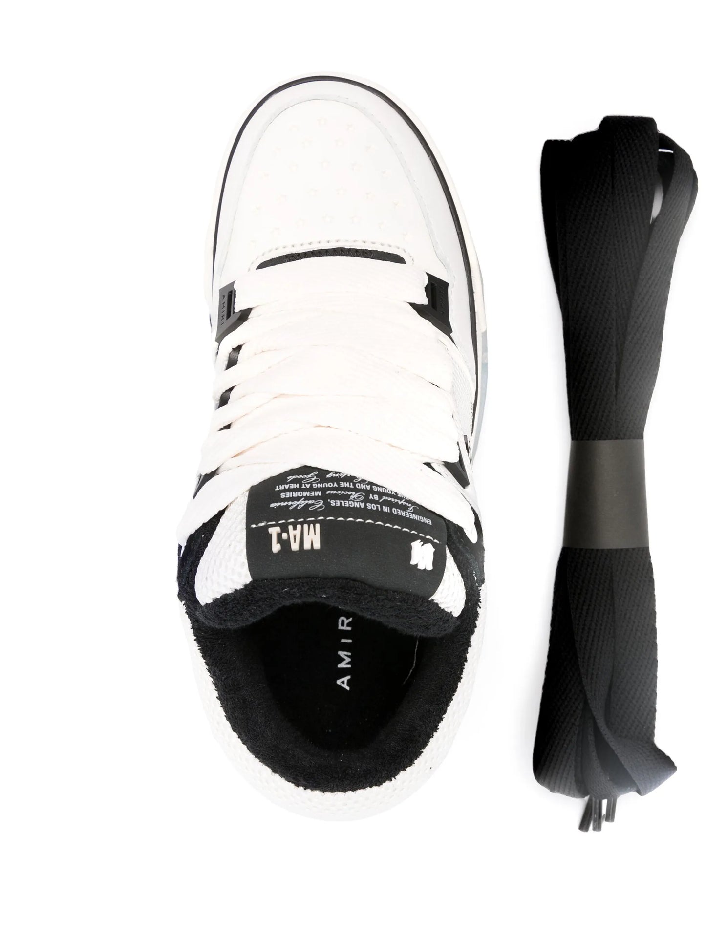MA-1 leather sneakers