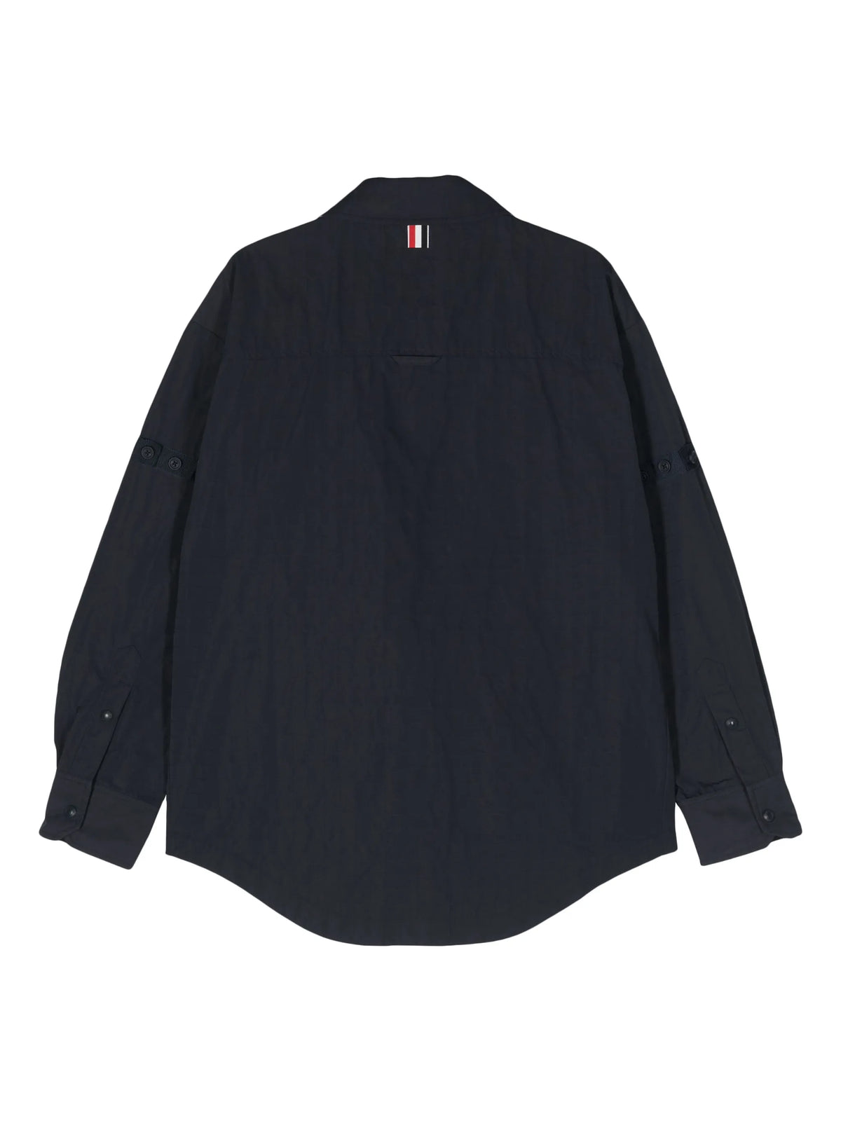 button-fastening shirt jacket