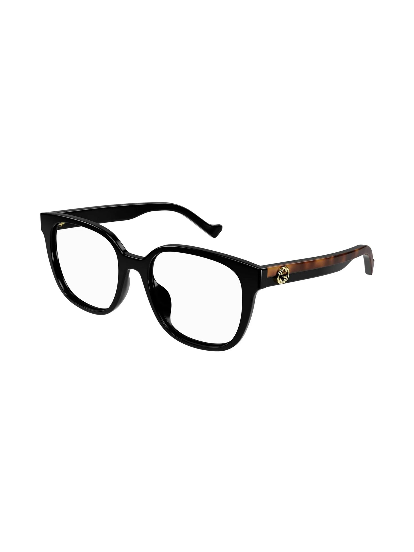 logo-plaque square-frame glasses