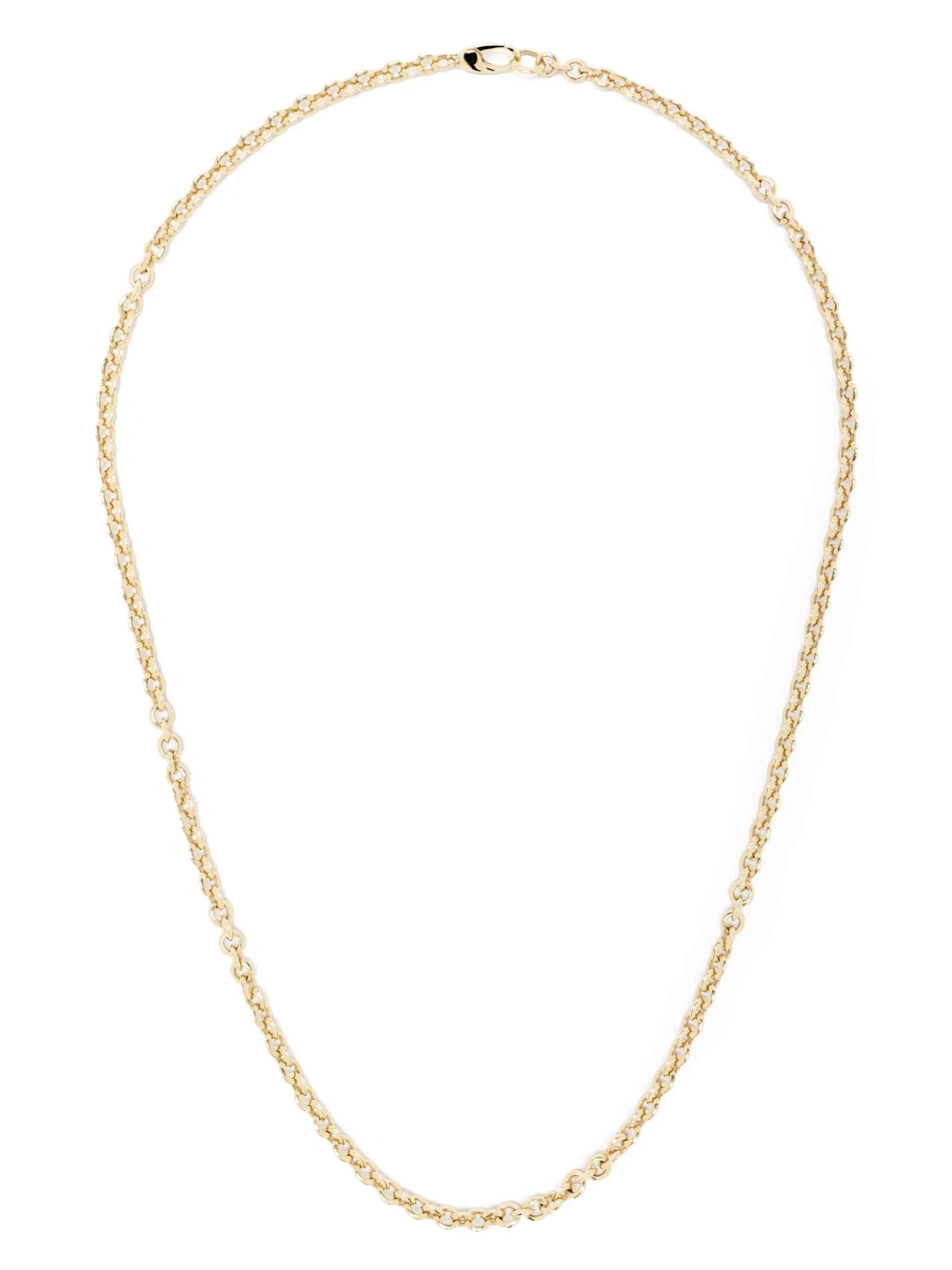 18kt yellow gold Micro Chain necklace