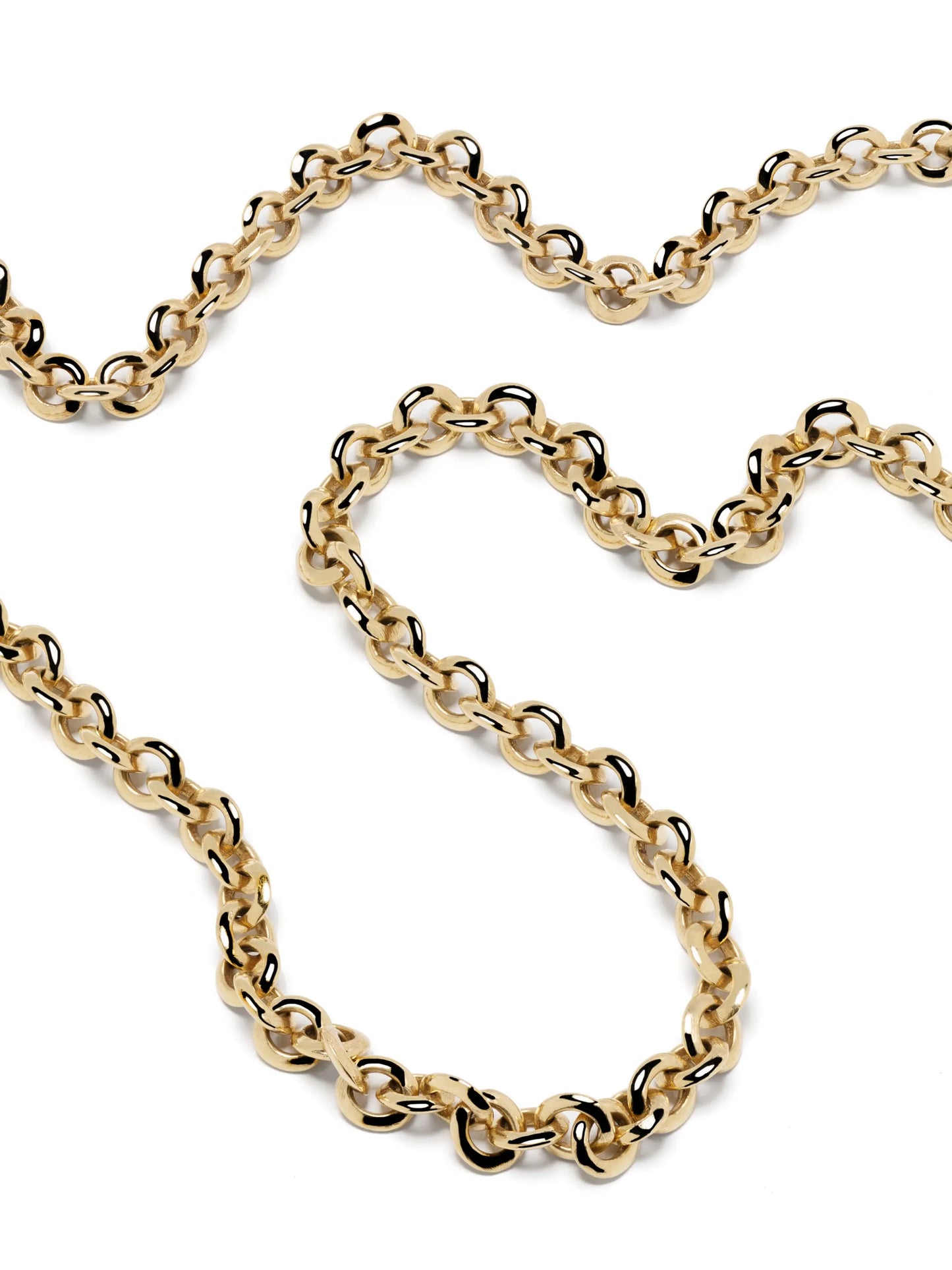 18kt yellow gold Micro Chain necklace