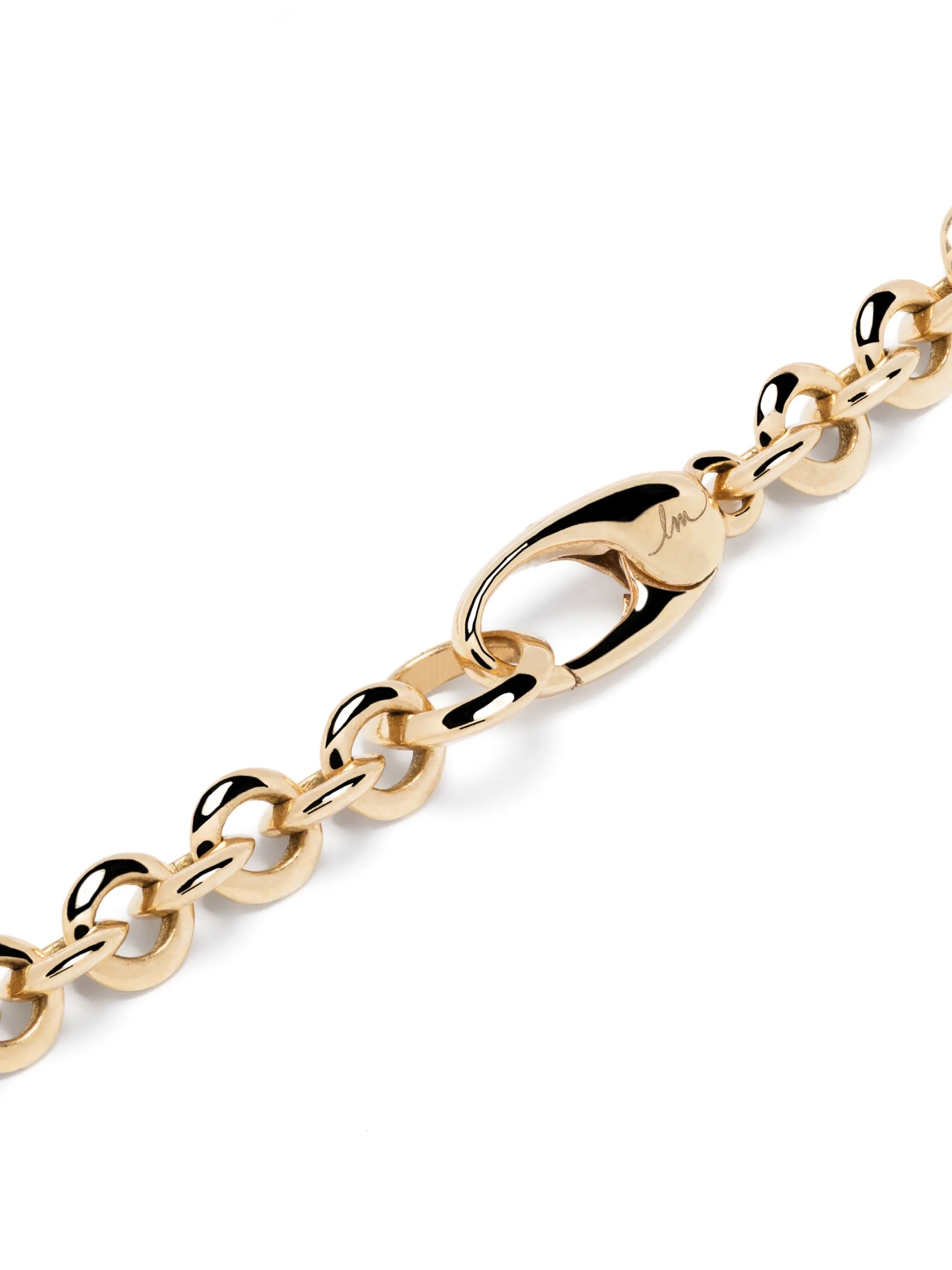 18kt yellow gold Éclat diamond micro chain bracelet