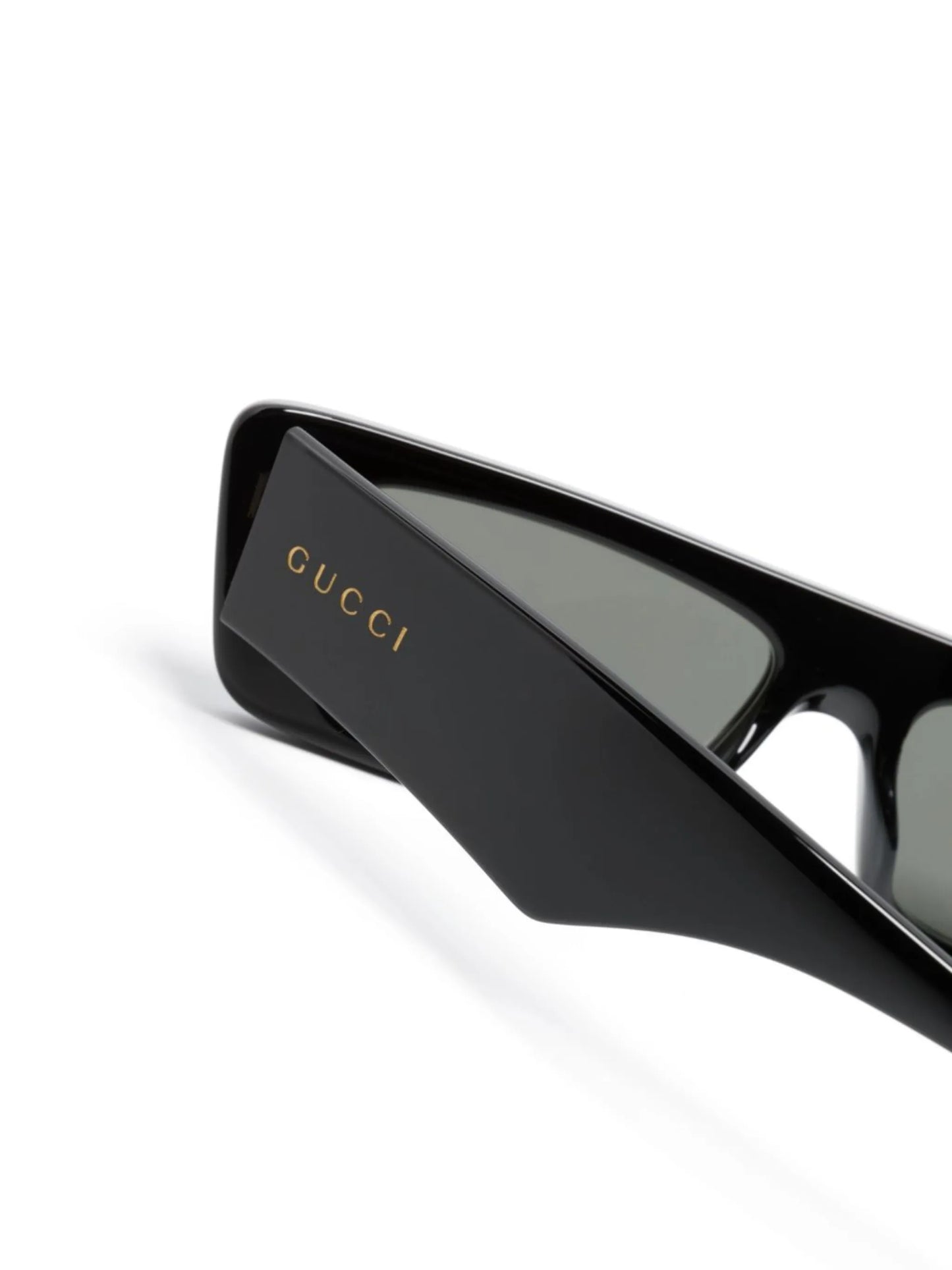 logo-print rectangle-frame sunglasses